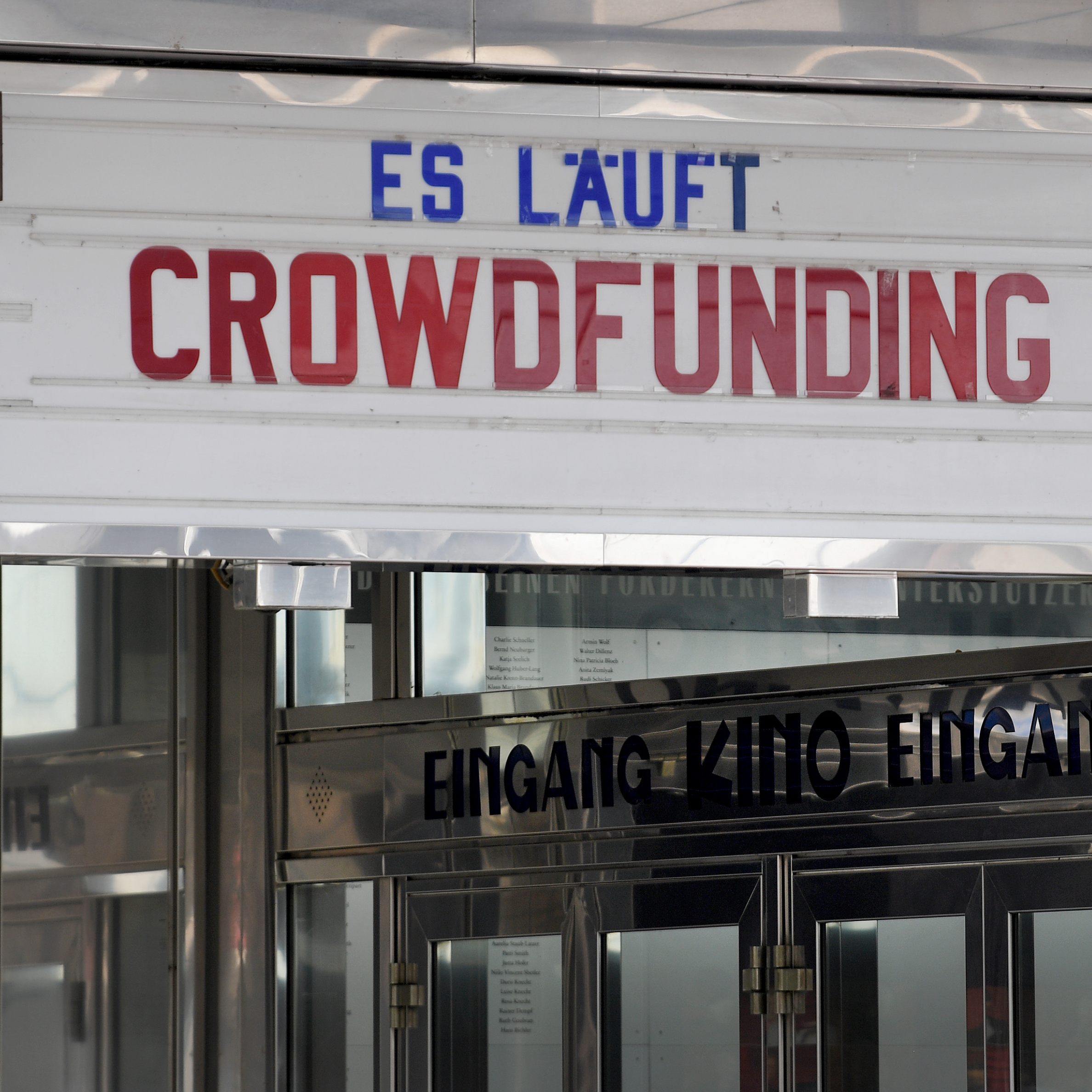 Auch das Gartenbaukino setzte bei seiner Renovierung 2021 auf Crowdfunding.