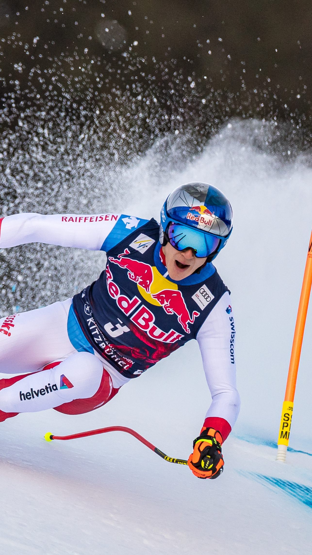 Erstes Training in Kitzbühel