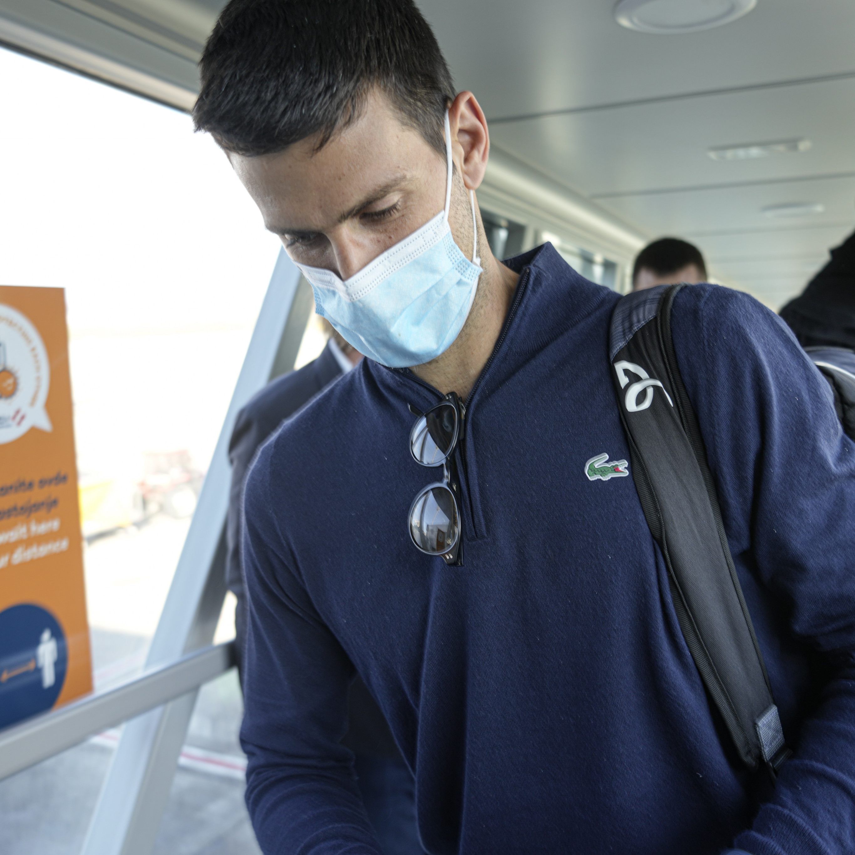 Novak Djokovic ist am Montag in Belgrad gelandet.