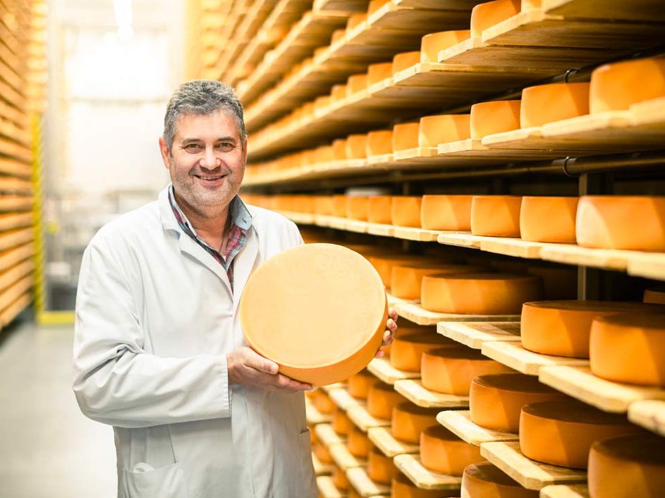 Hermann Metzler, Geschäftsführer Alpenkäse Bregenzerwald Sennerei eGen: „Traditionelle Produkte in modernem Umfeld auf den Punkt gereift.“