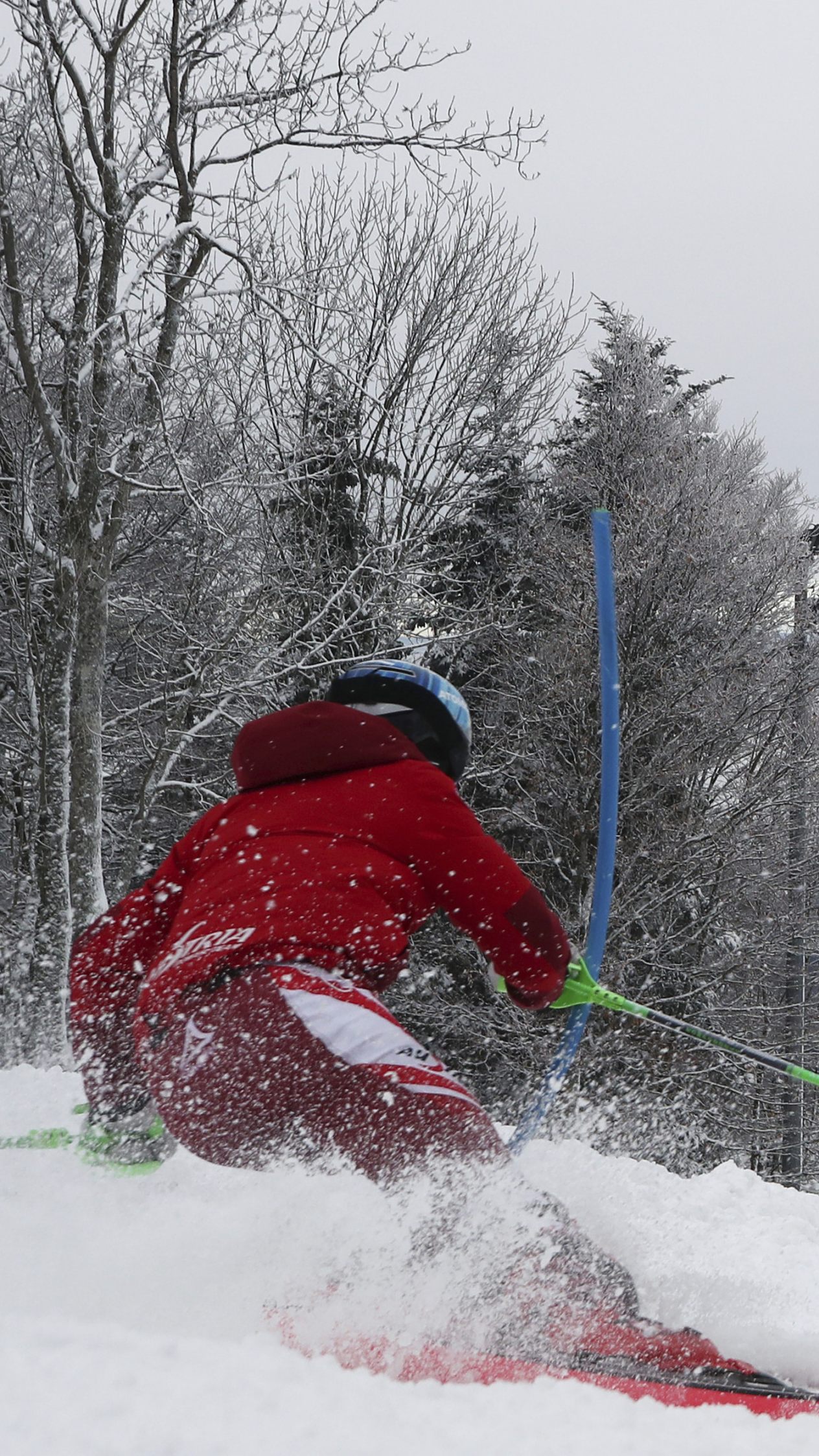 Der Slalom in Zagreb musste abgebrochen werden.