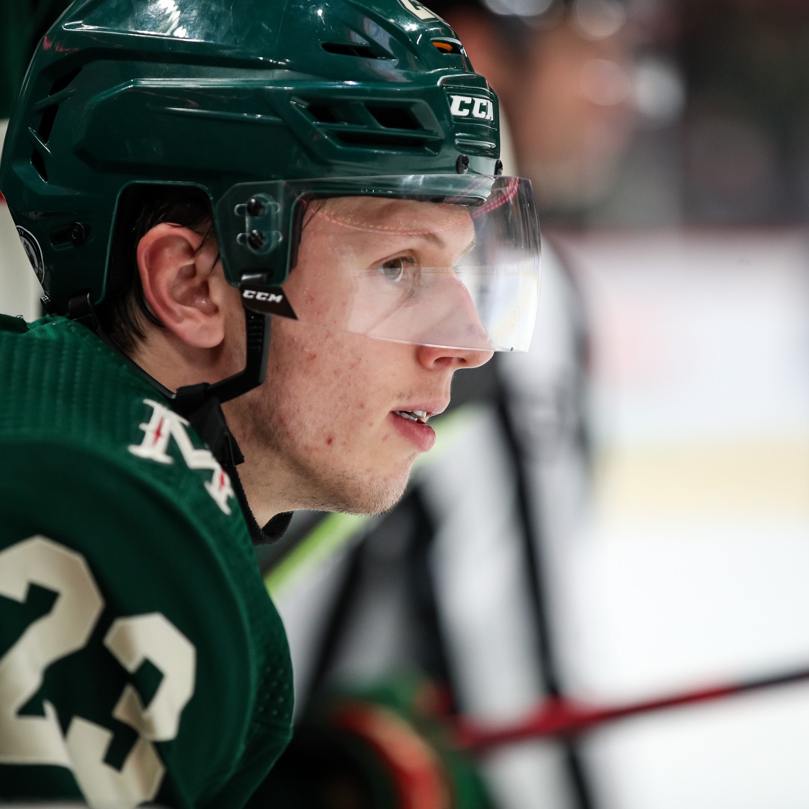 Marco Rossi geht in der Nacht auf Freitag für Minnesota Wild aufs Eis.