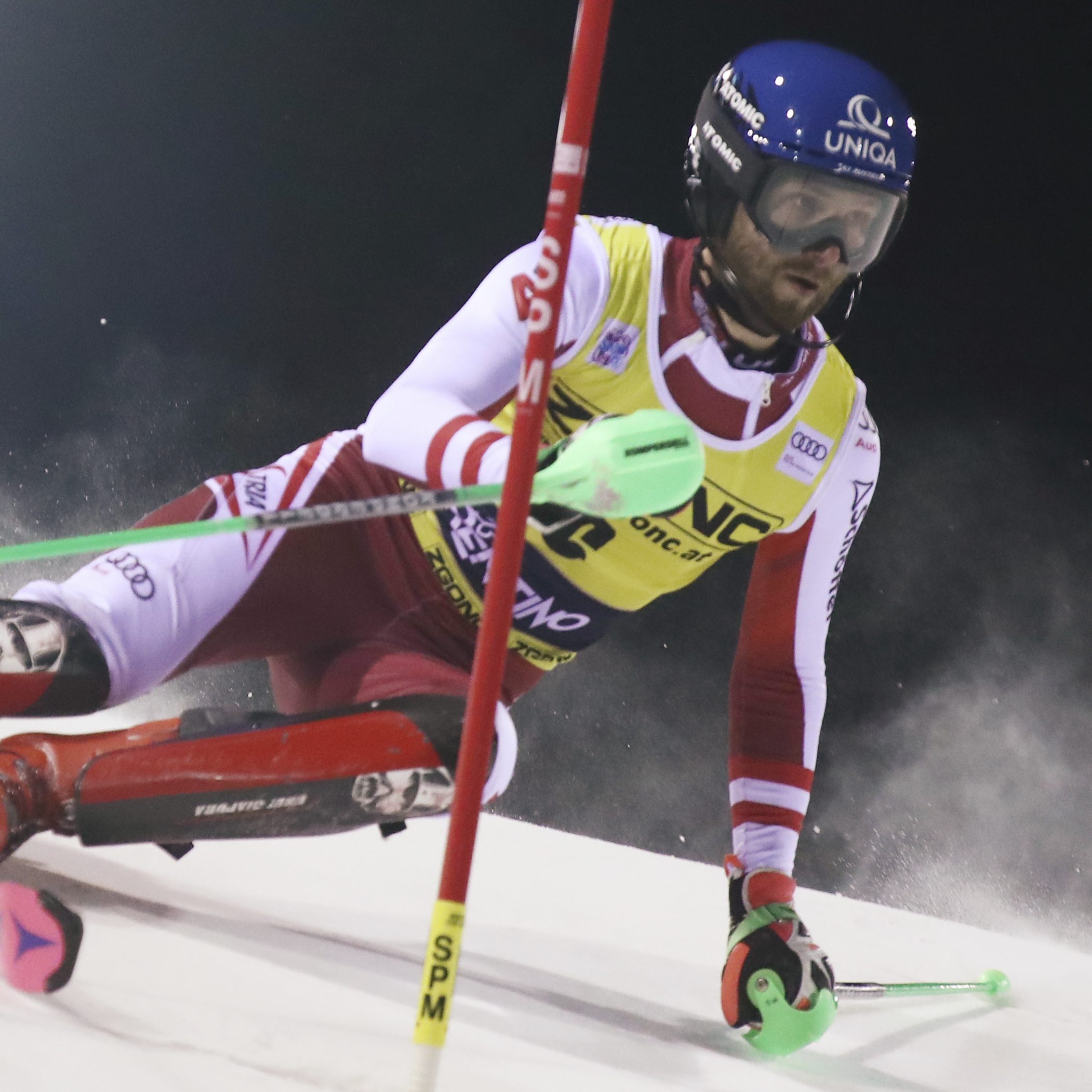 Marco Schwarz will in Zagreb wieder voll angreifen.