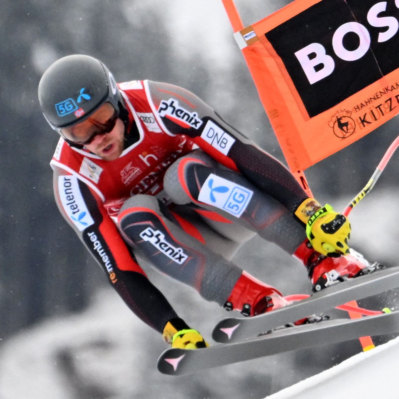 Aleksander Aamodt Kilde hat die erste Abfahrt auf der Streif am Freitag für sich entschieden.