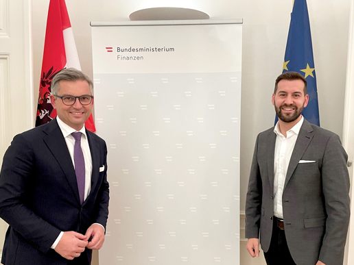 Minister Brunner Simon Tschann