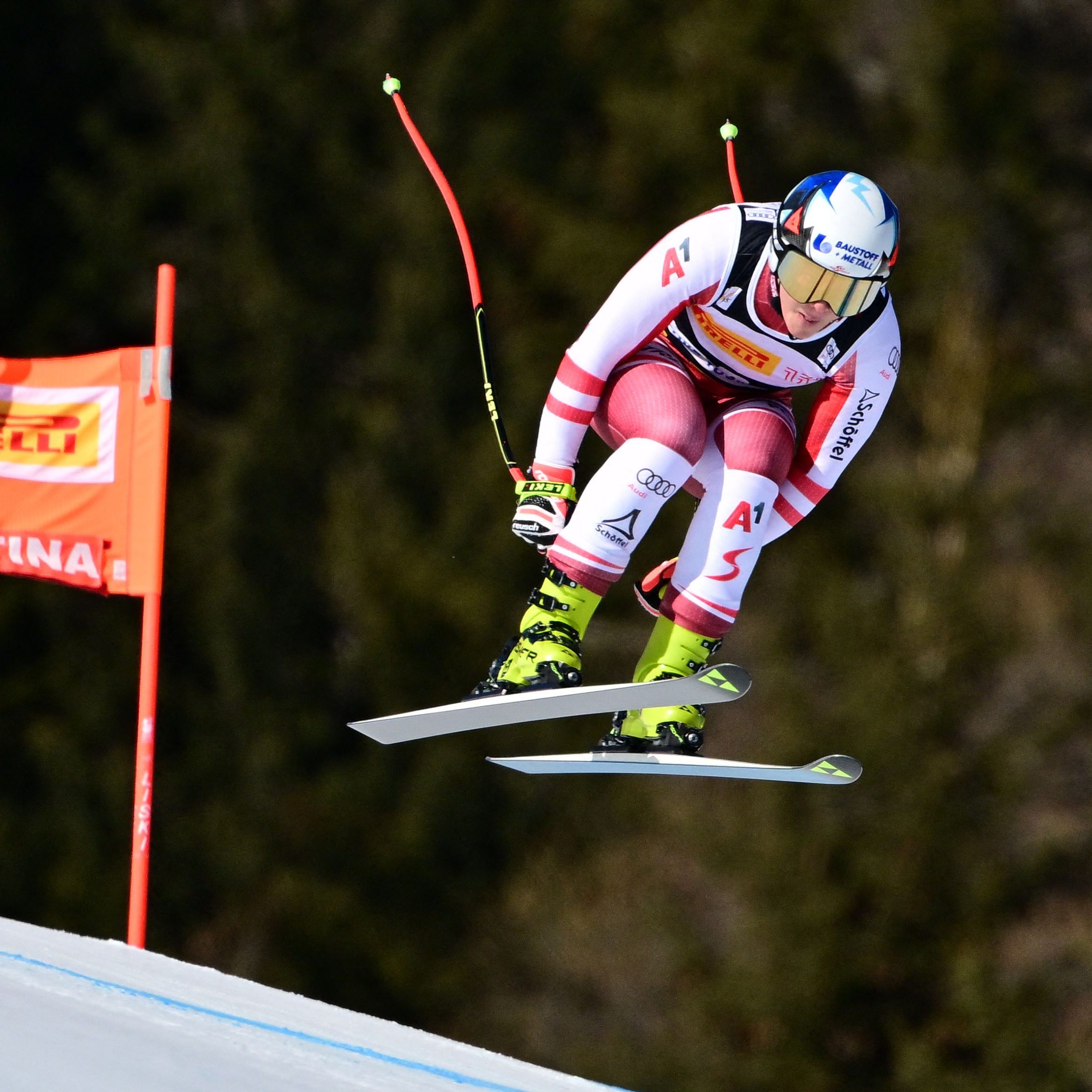 Ramona Siebenhofer wurde in der Abfahrt nur von Sofia Goggia geschlagen.
