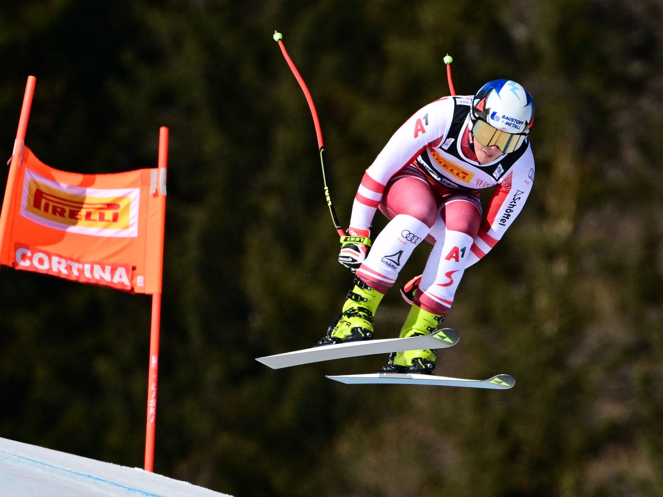 Ramona Siebenhofer wurde in der Abfahrt nur von Sofia Goggia geschlagen.