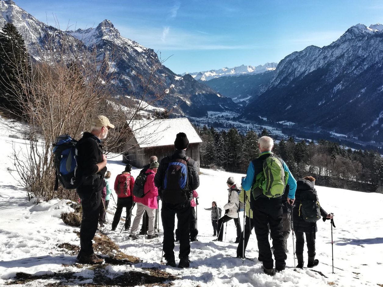 Die Wandergruppe vom Seniorenbund freute sich über die herrlich Wanderung