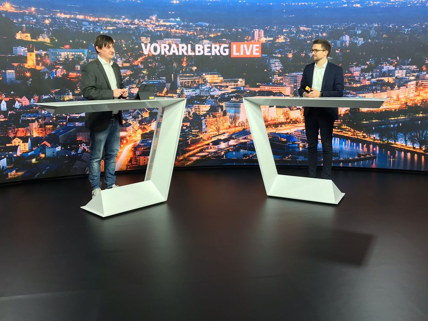 Christian Zoll bei "Vorarlberg LIVE". Christian Zoll bei "Vorarlberg LIVE".