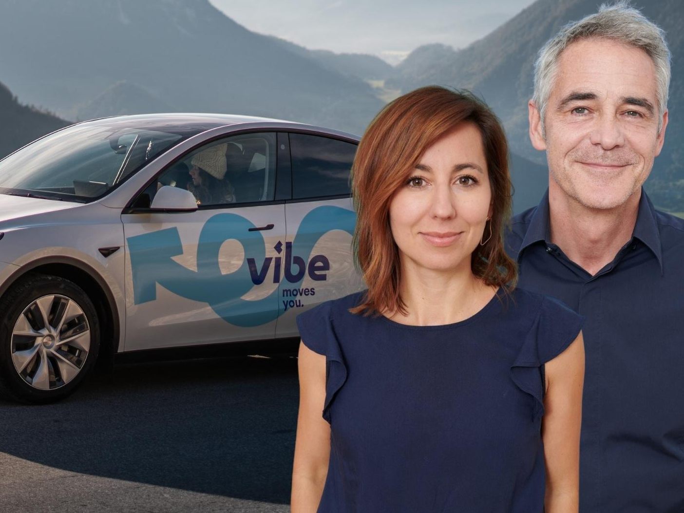 Christian Clerici und Katharina Wirth-Gorbach stellen das Start-up vibe vor.