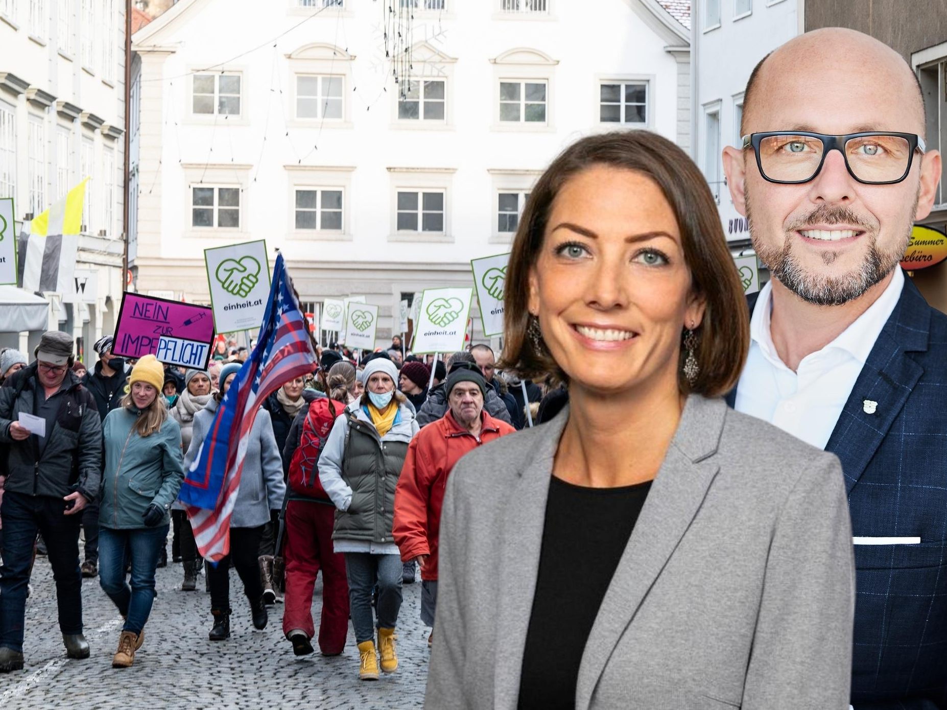 Corona-Demos in Bregenz: Veronika Marte (ÖVP) nimmt Bürgermeister Ritsch in die Pflicht, der kontert und spielt den Ball zurück.