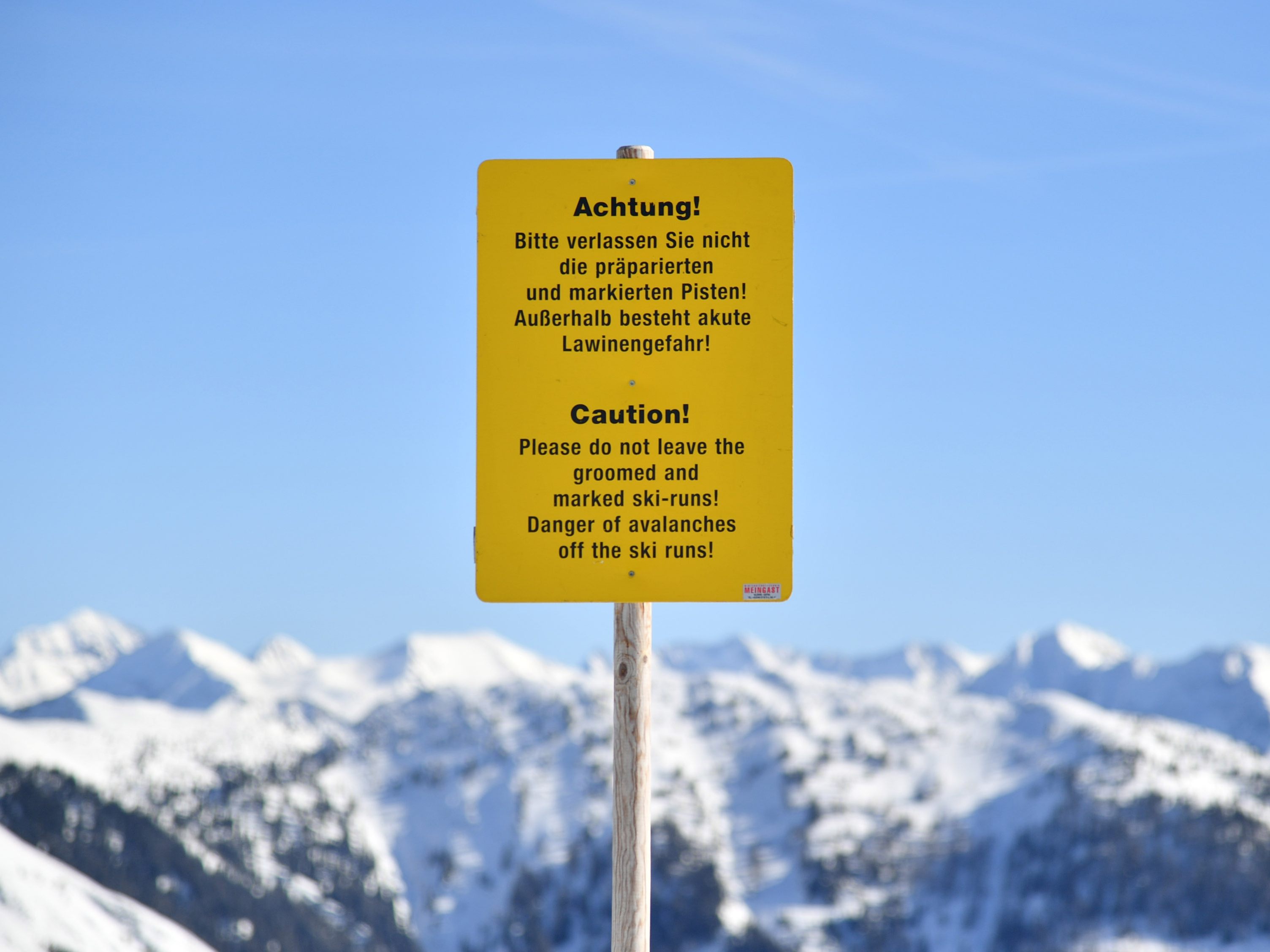 Vorsicht ist auf Niederösterreichs Bergen geboten. Vorsicht ist auf Niederösterreichs Bergen geboten.