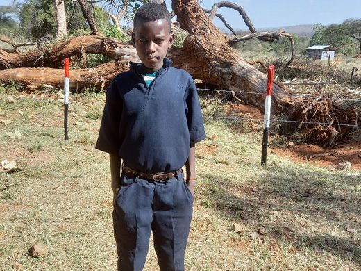 Der Bub Robo Doyo Guyo aus der Region Borana Der Bub Robo Doyo Guyo aus der Region Borana