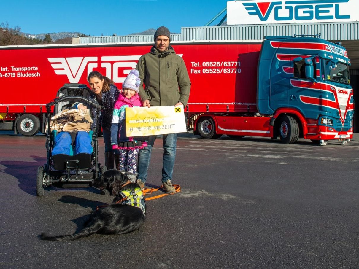 Insgesamt 65.000 Euro kamen für Vincent zusammen. Insgesamt 65.000 Euro kamen für Vincent zusammen.