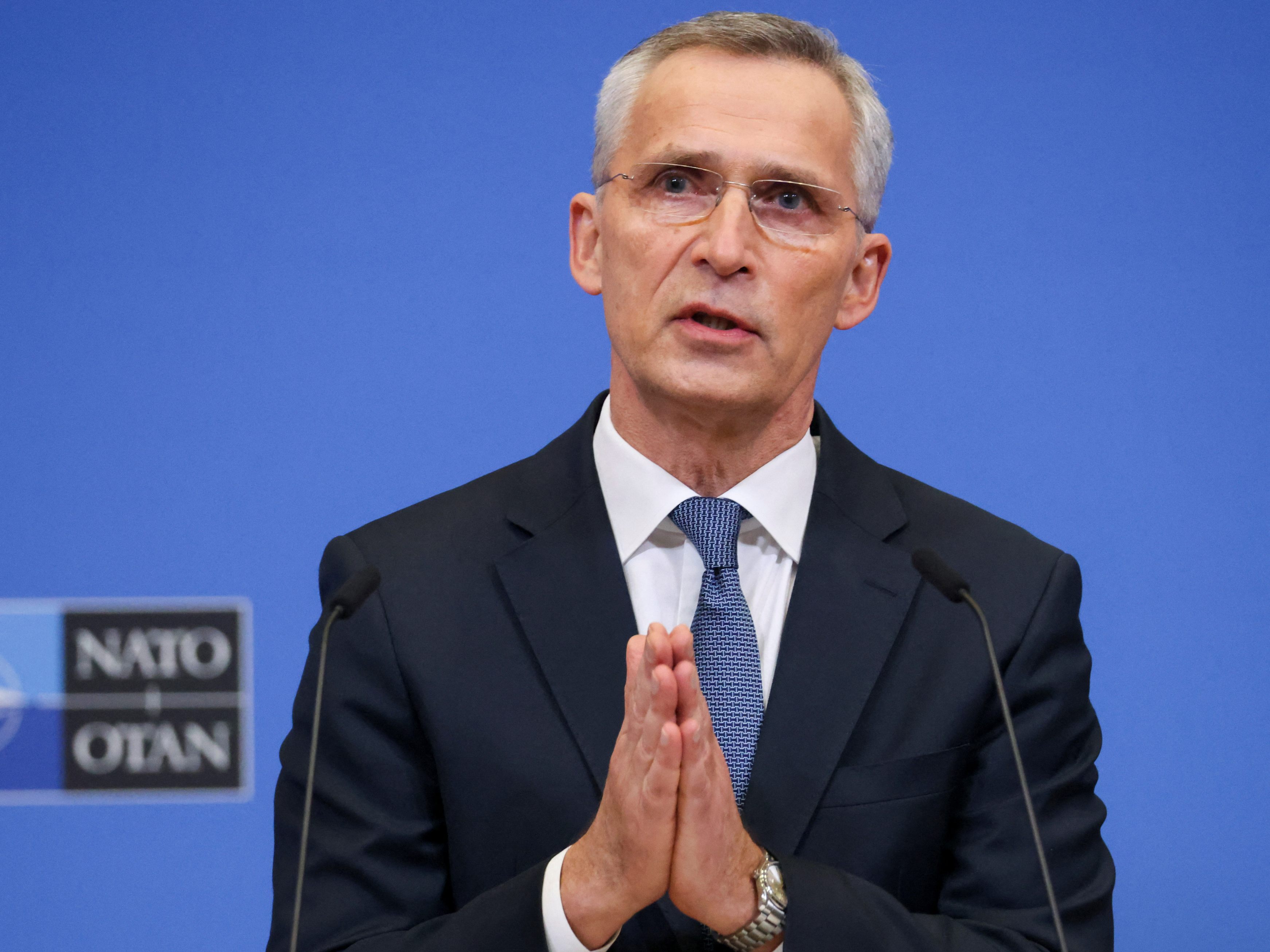 NATO-Generalsekretär Jens Stoltenberg zeigte sich über Putins Ankündigung besorgt.
