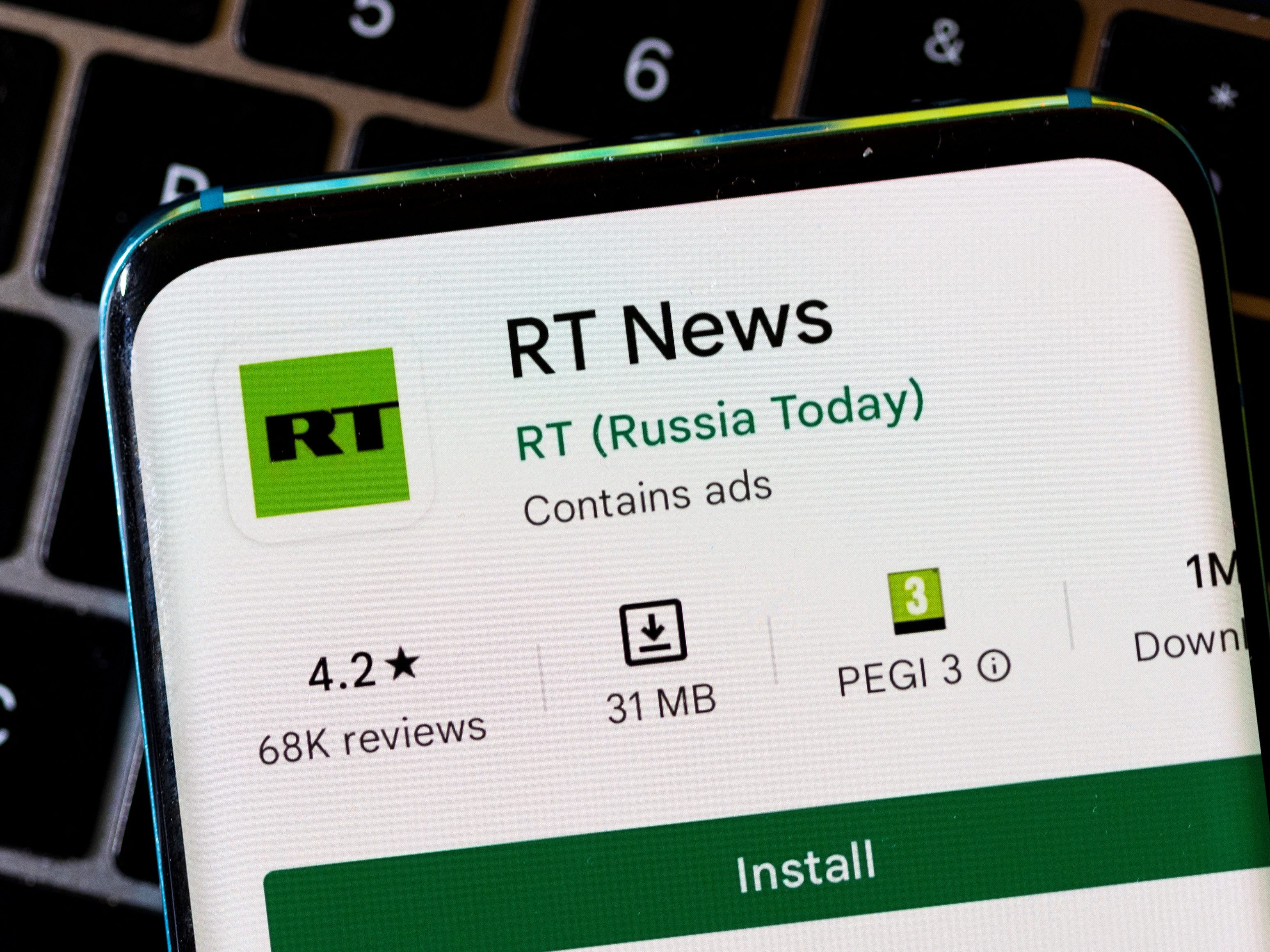 Magenta setzte die Verbreitung des Kreml-treuen Senders RT "Russia Today" bis auf weiteres aus.