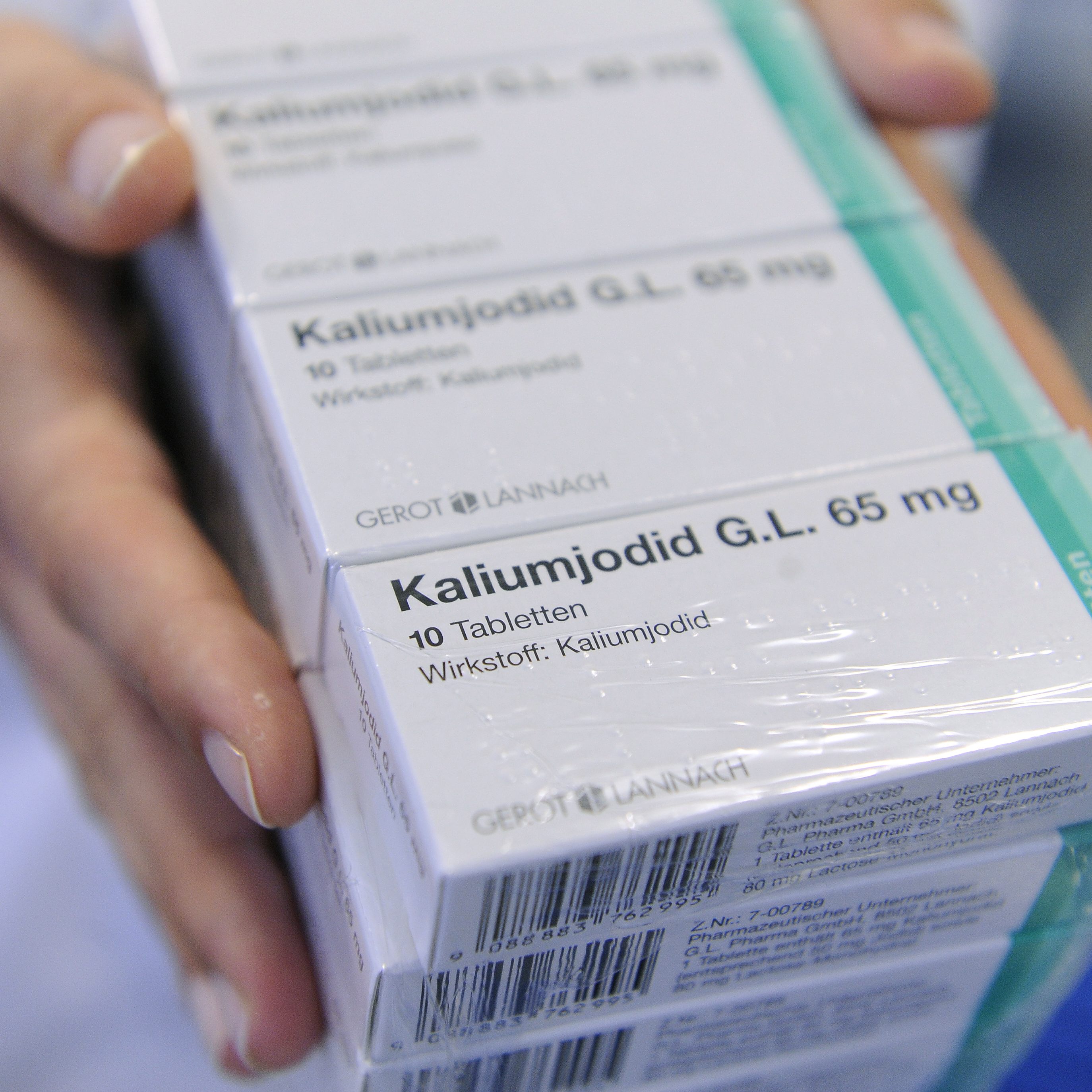 Jod-Tabletten nur nach Behördenaufforderung einnehmen.