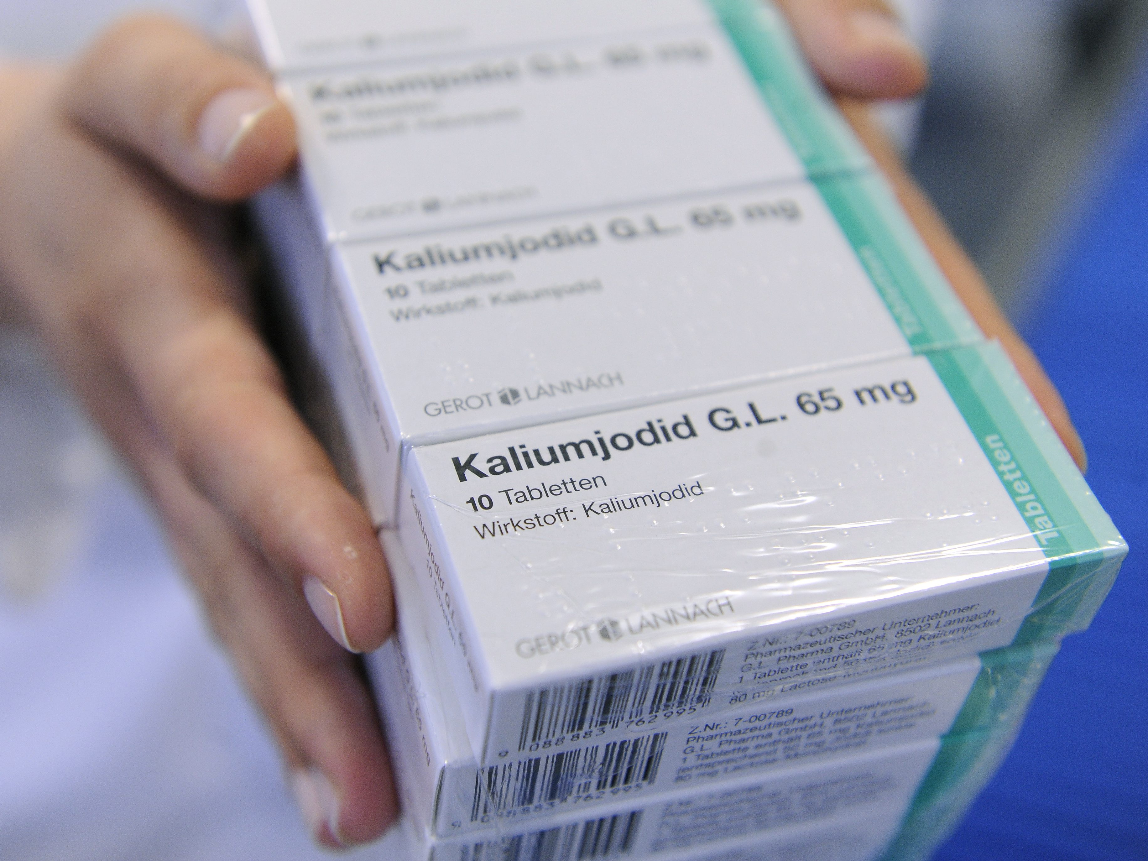 Jod-Tabletten nur nach Behördenaufforderung einnehmen. Jod-Tabletten nur nach Behördenaufforderung einnehmen.