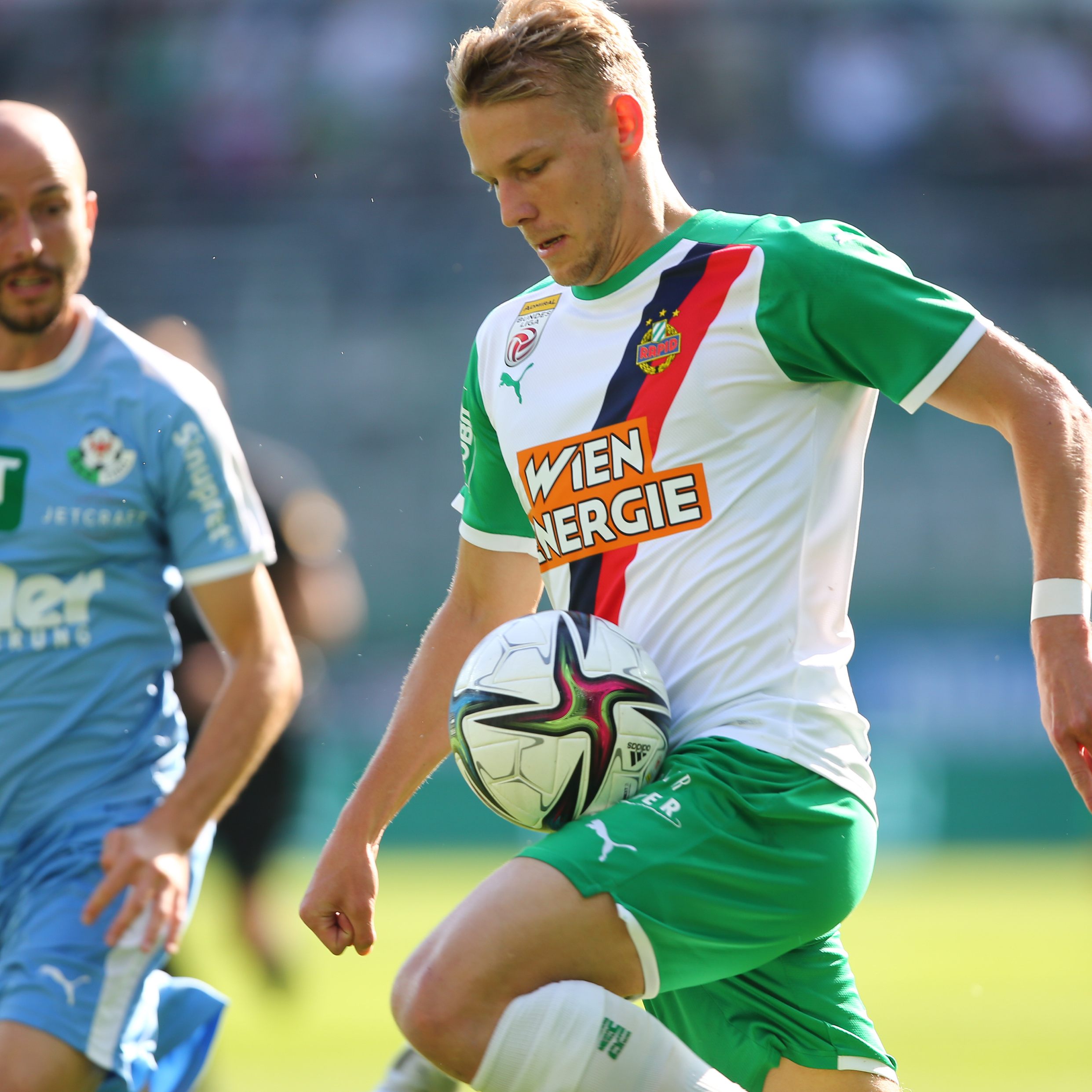 LIVE-Ticker zum Spiel WSG Tirol gegen Rapid Wien ab 17 Uhr.