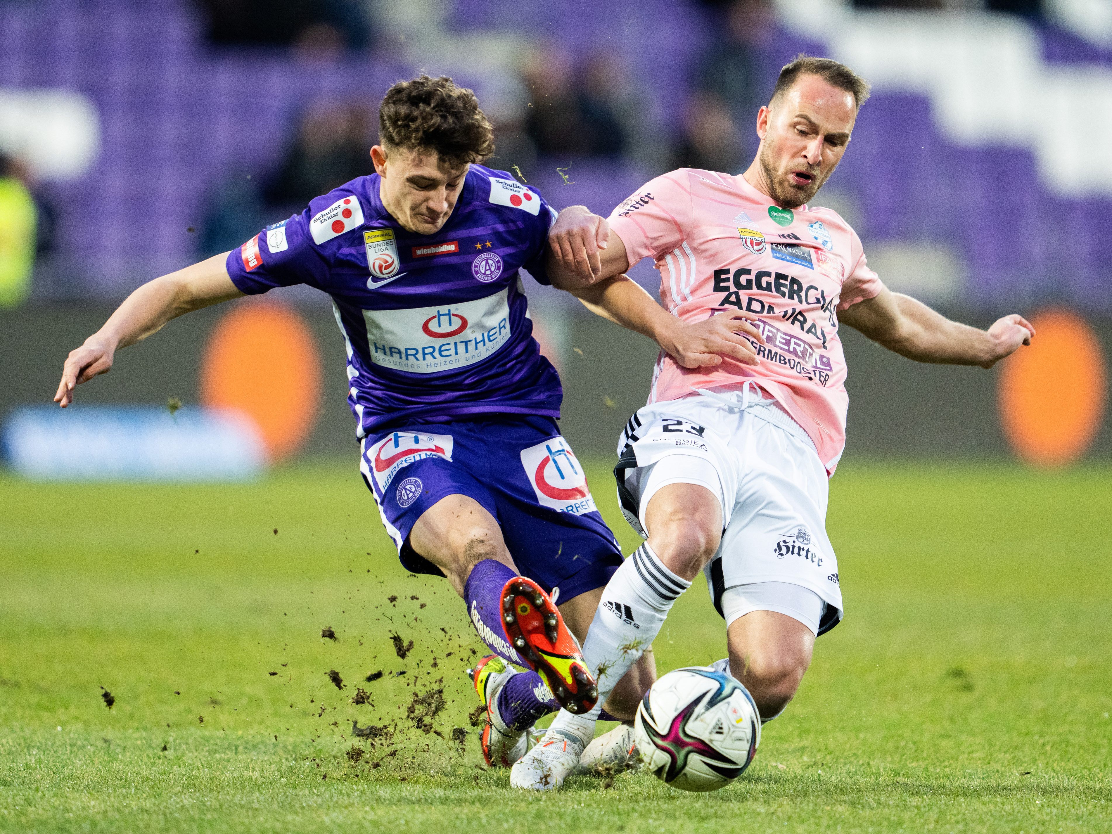 Austria Wien feierte im Heimspiel gegen TSV Hartberg einen verdienten Sieg. Austria Wien feierte im Heimspiel gegen TSV Hartberg einen verdienten Sieg.