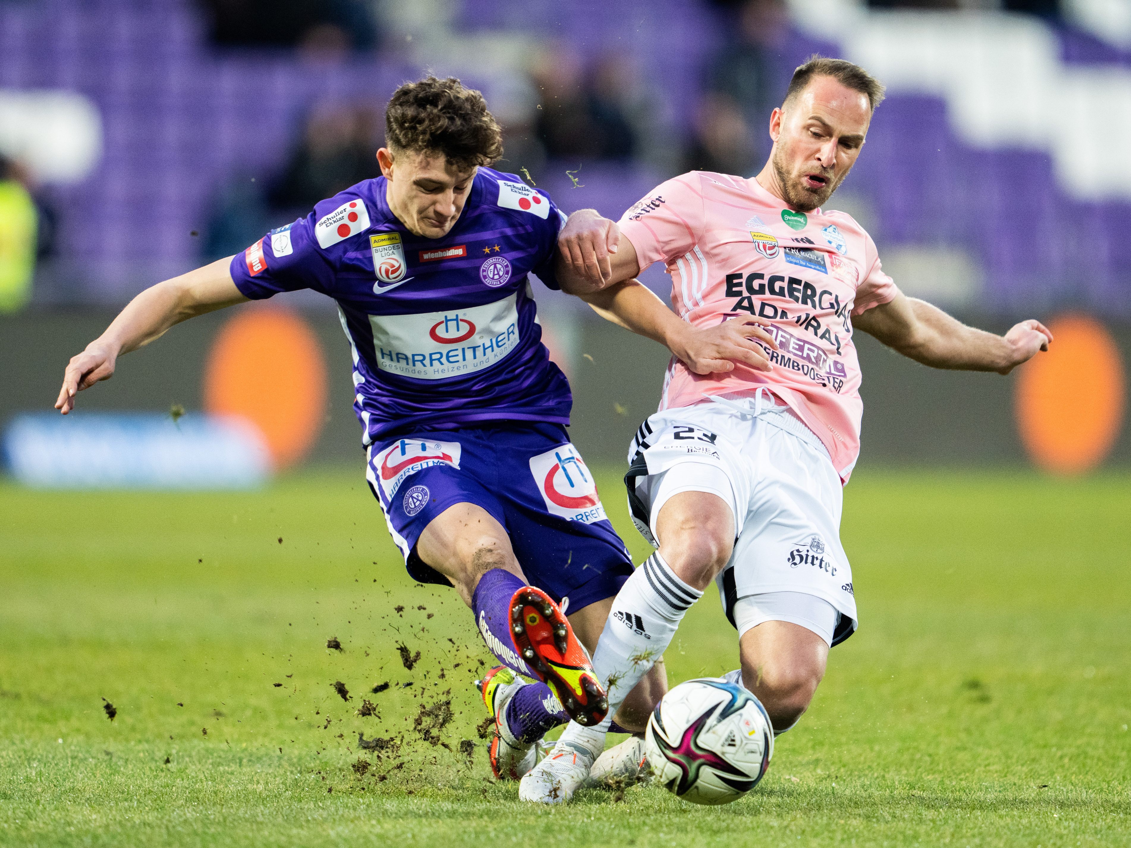 Austria Wien feierte im Heimspiel gegen TSV Hartberg einen verdienten Sieg.