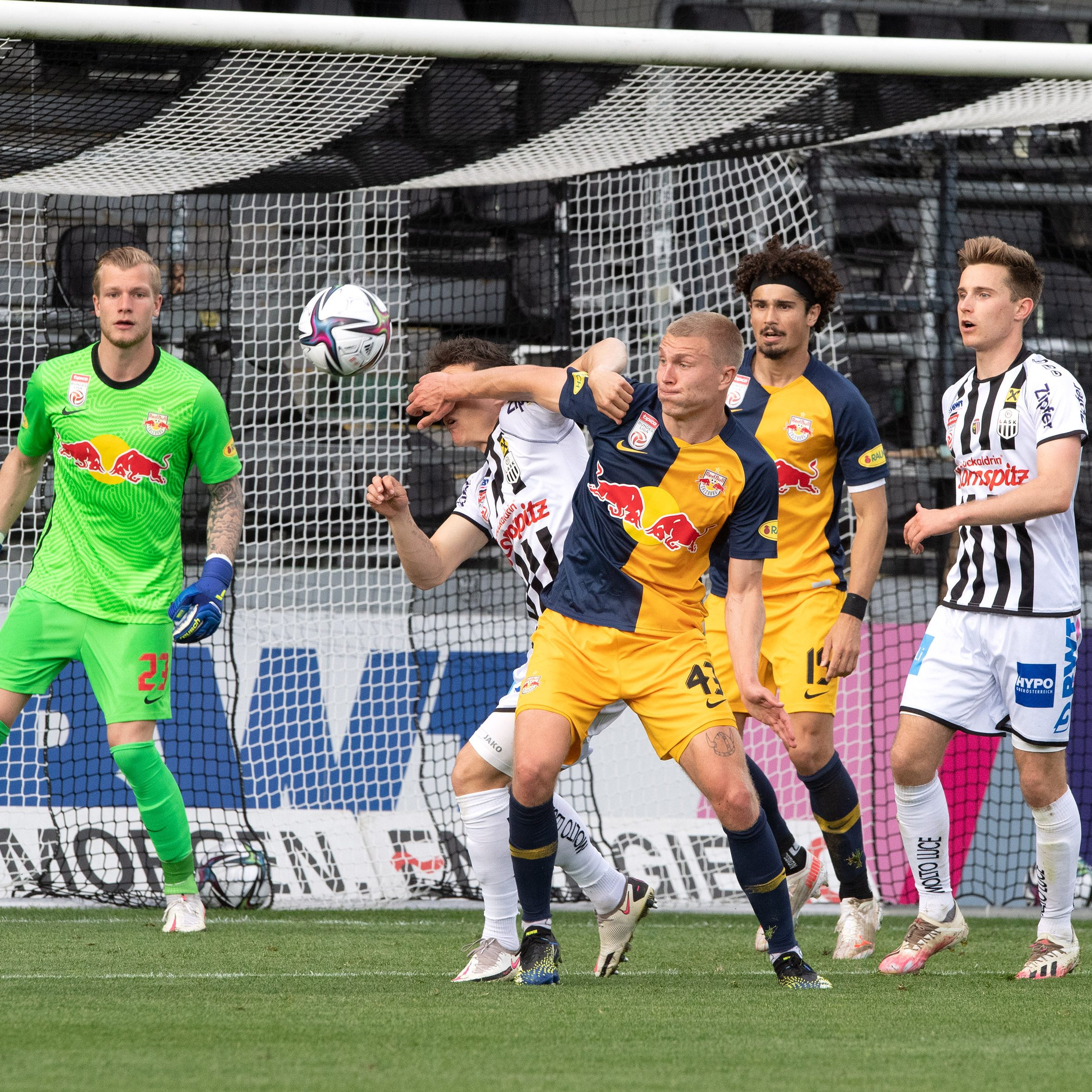 Salzburgs Fußballer bekommen es im ÖFB-Cup mit dem LASK zu tun.