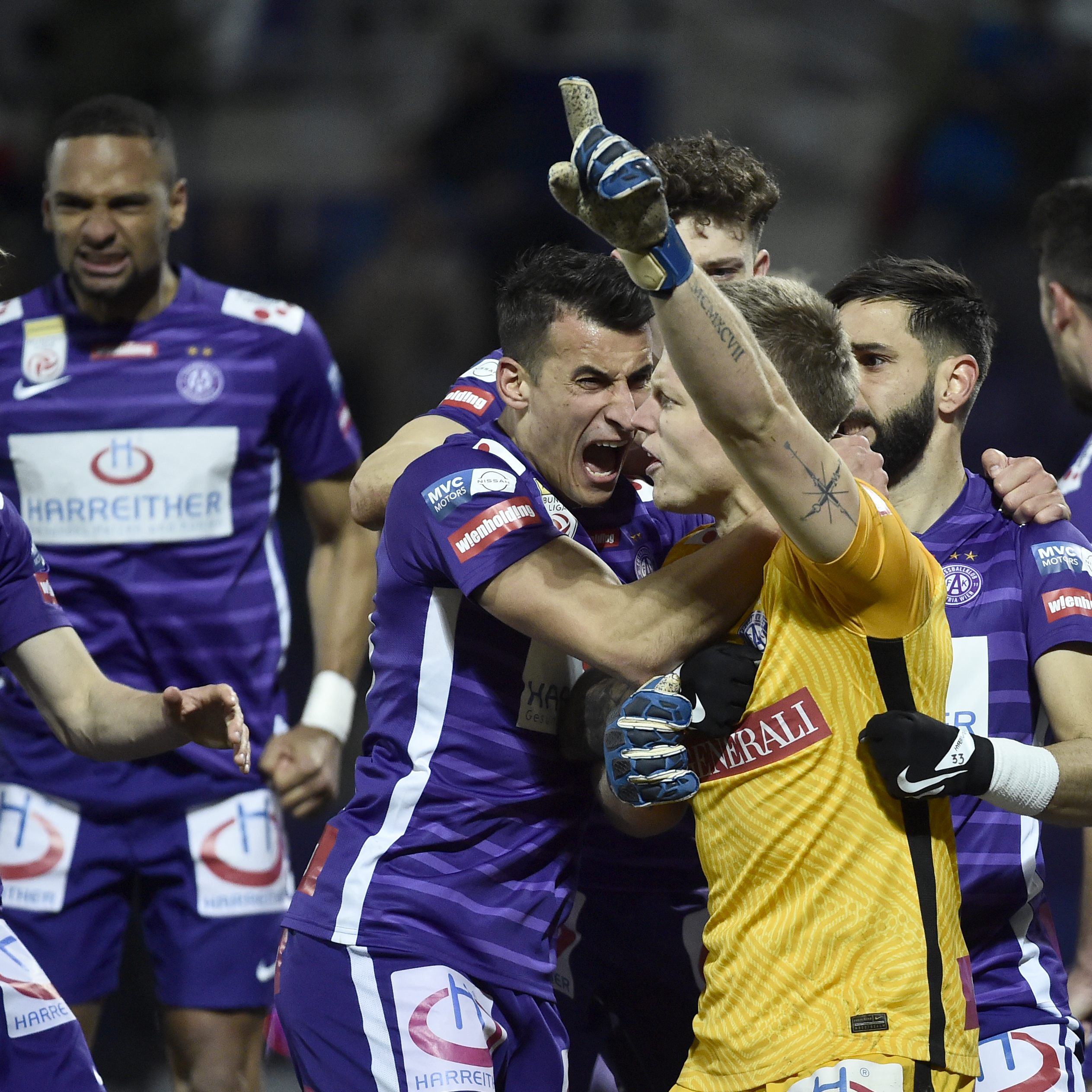 Grünwald-Tor gegen WAC brachte Austria Top sechs noch näher.