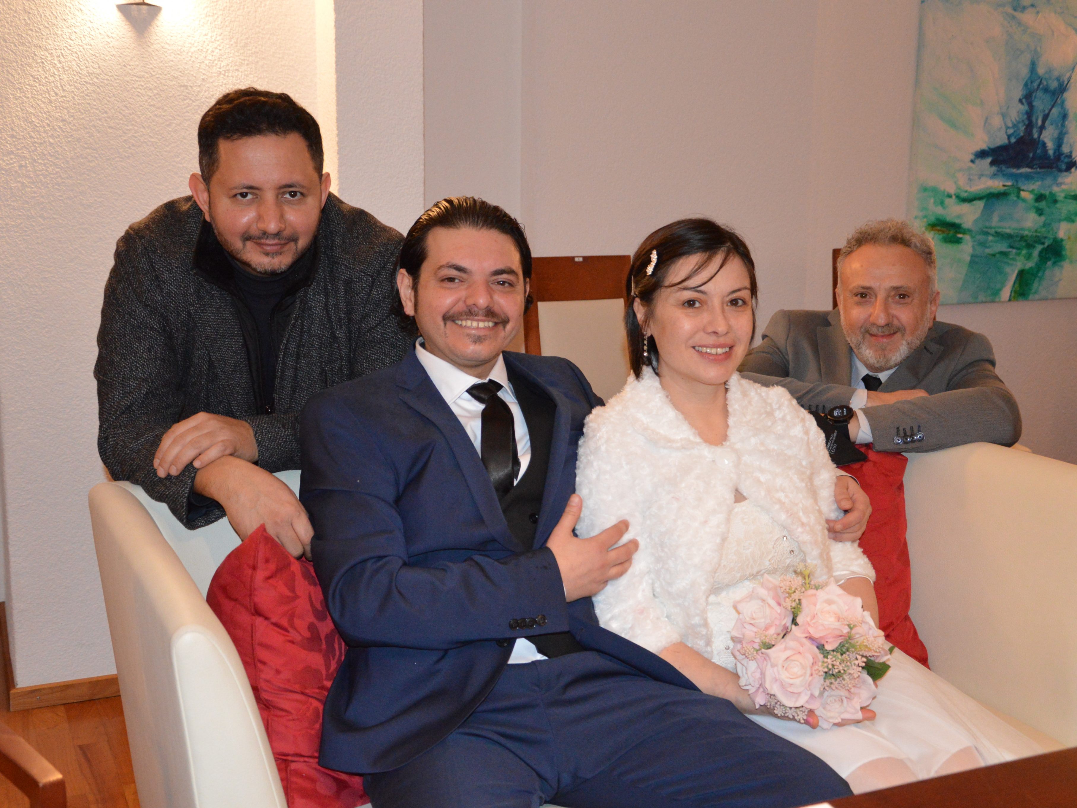 Burcak Kilic und Adil Erdogan haben geheiratet.