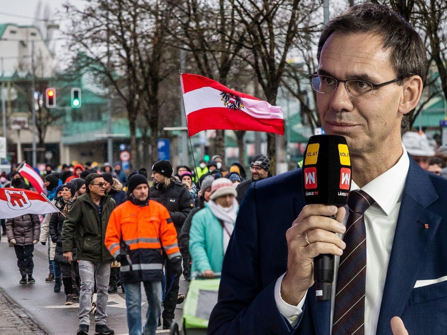 LH Wallner findet nach dem Angriff auch mehrere Polizisten klare Worte.