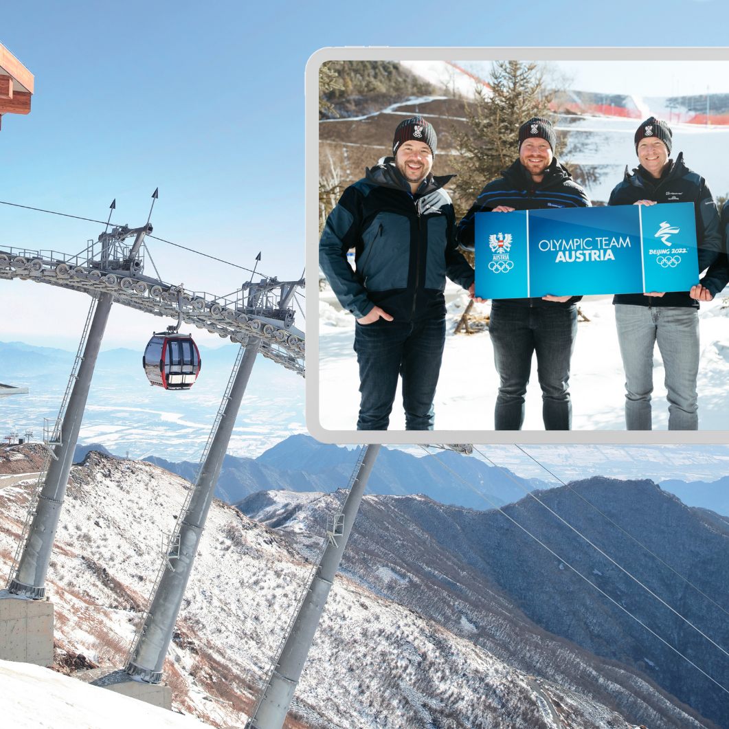 Auch in Peking setzt man auf Vorarlberger Seilbahntechnik