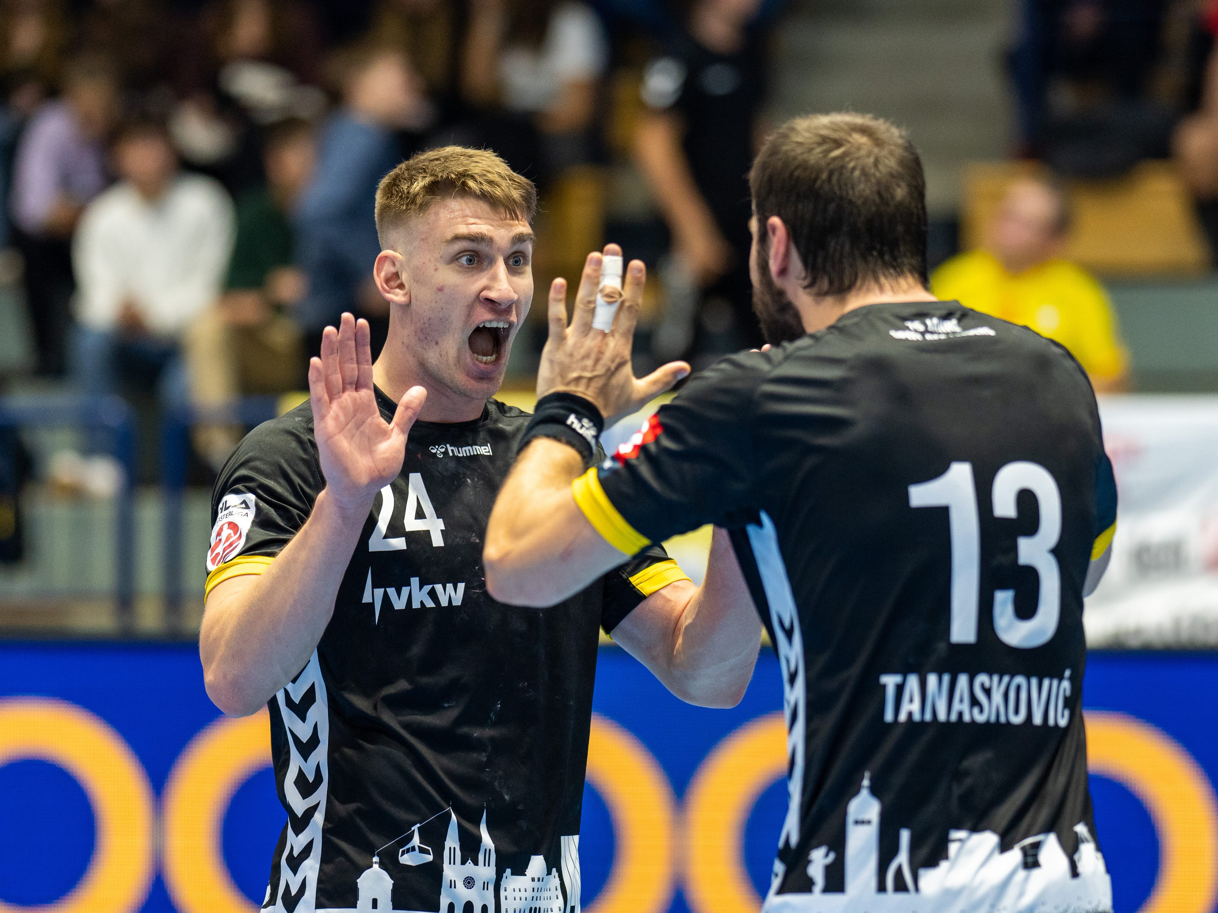 Mikhail Vinogradov war mit sechs Treffern bester Bregenzer Torschütze. Mikhail Vinogradov war mit sechs Treffern bester Bregenzer Torschütze.