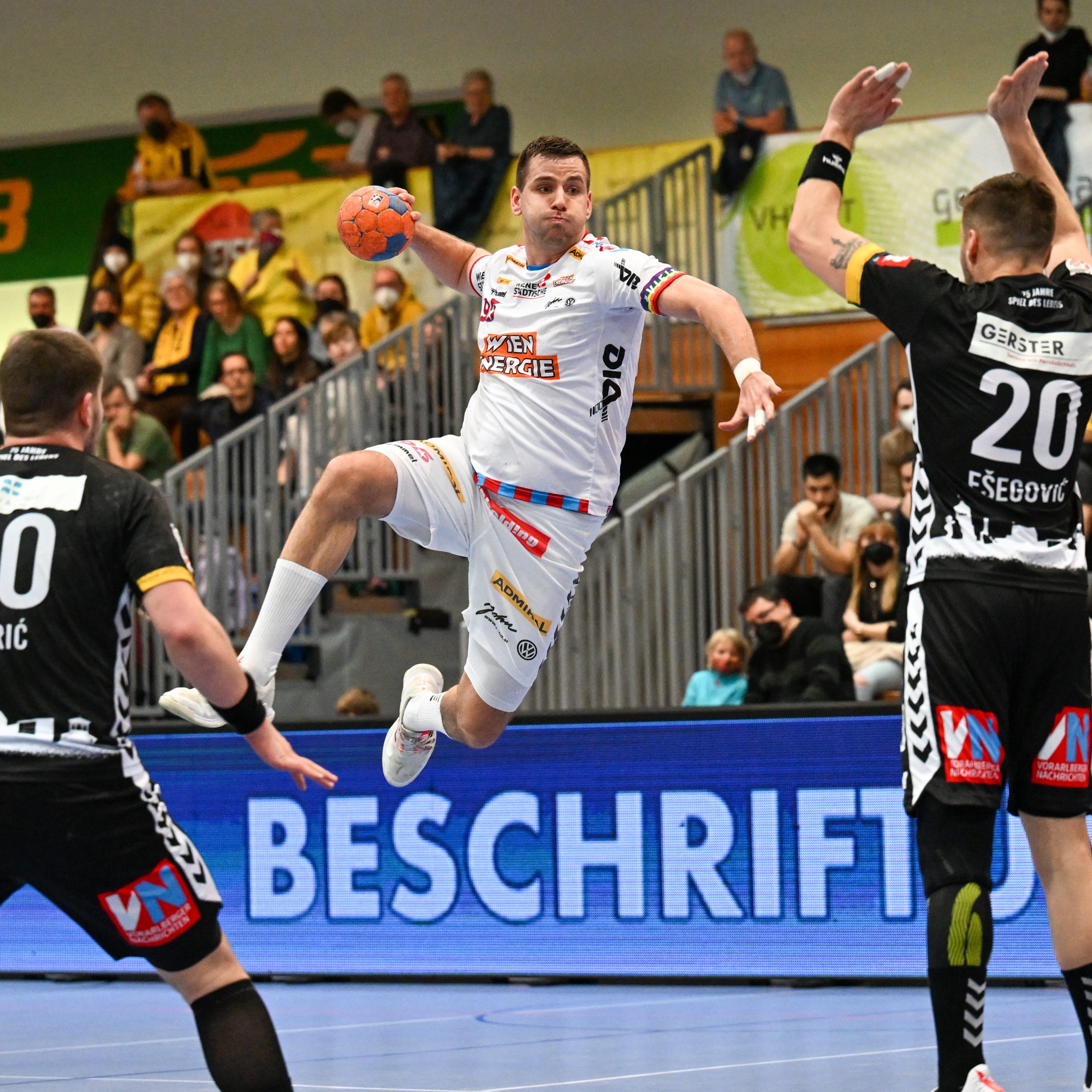 Die Bregenzer lieferten sich einen harten Kampf mit den Fivers Margareten.