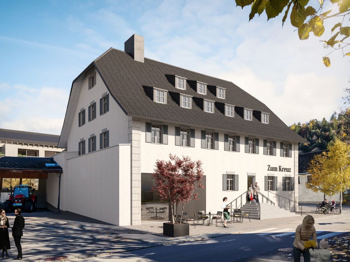 So sieht das GH Kreuz Rankweil 2024 aus.