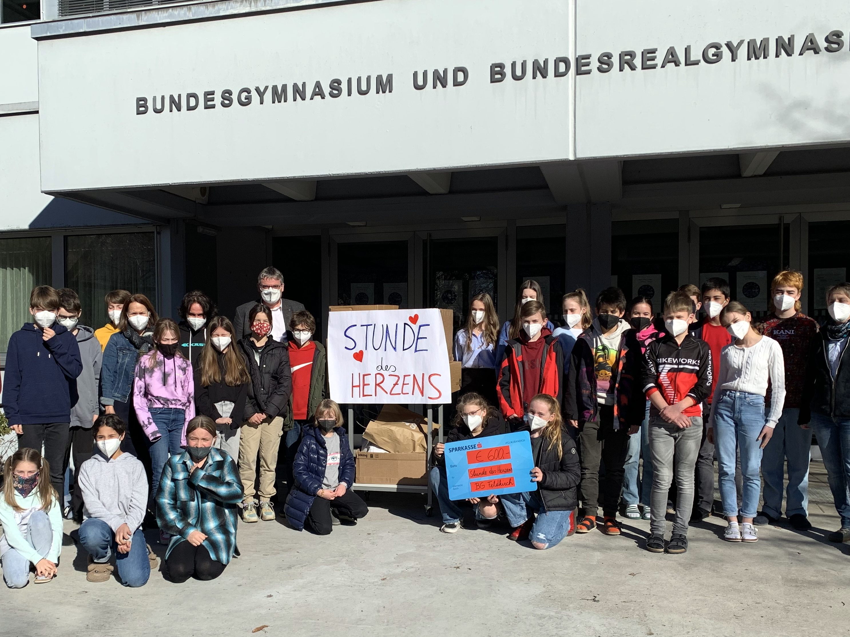 Übergabe der Spenden