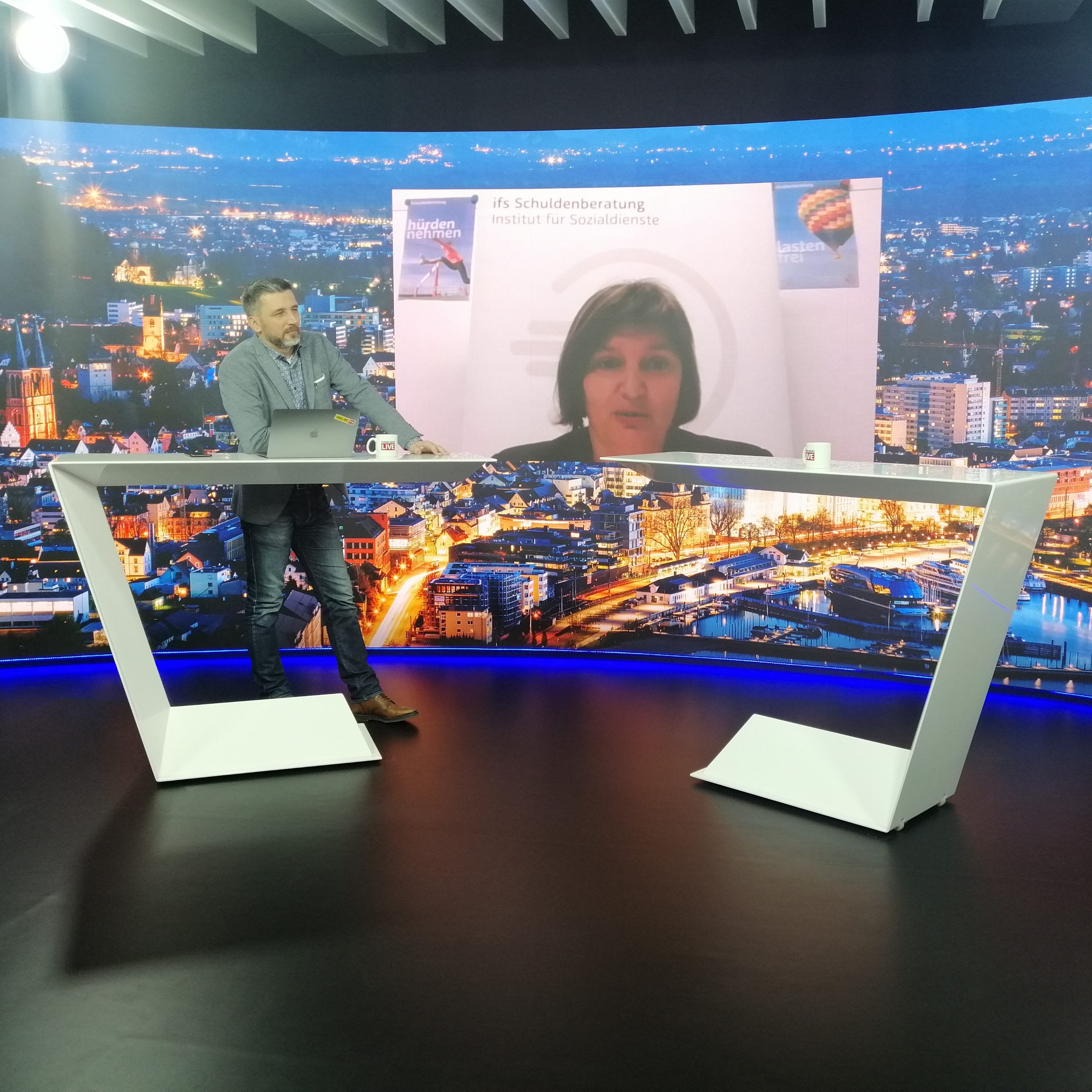 Simone Strehle-Hechenberger bei "Vorarlberg LIVE".