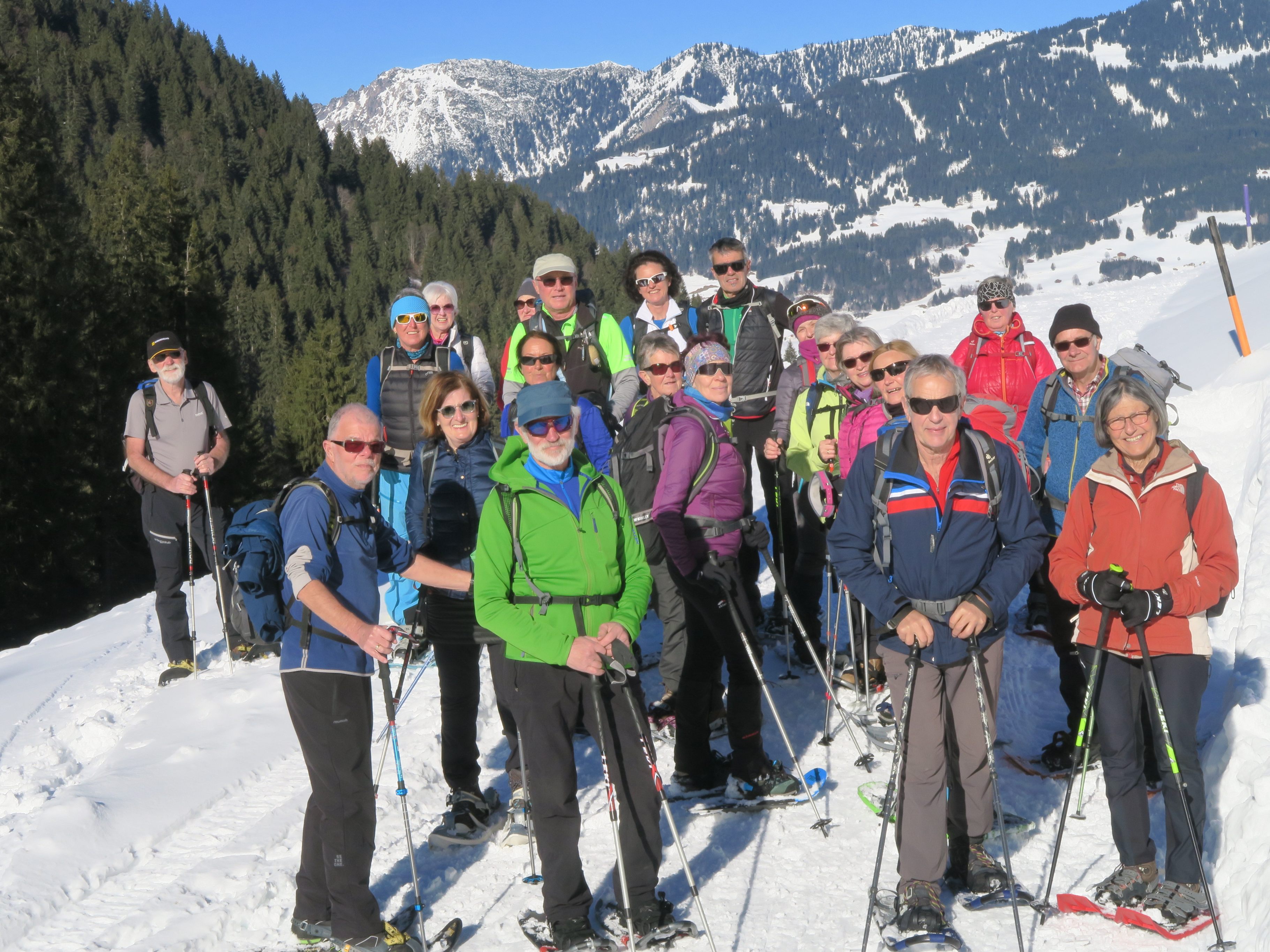 Die Seniorenbund-Wandergruppe genoß den herrlichen Tag