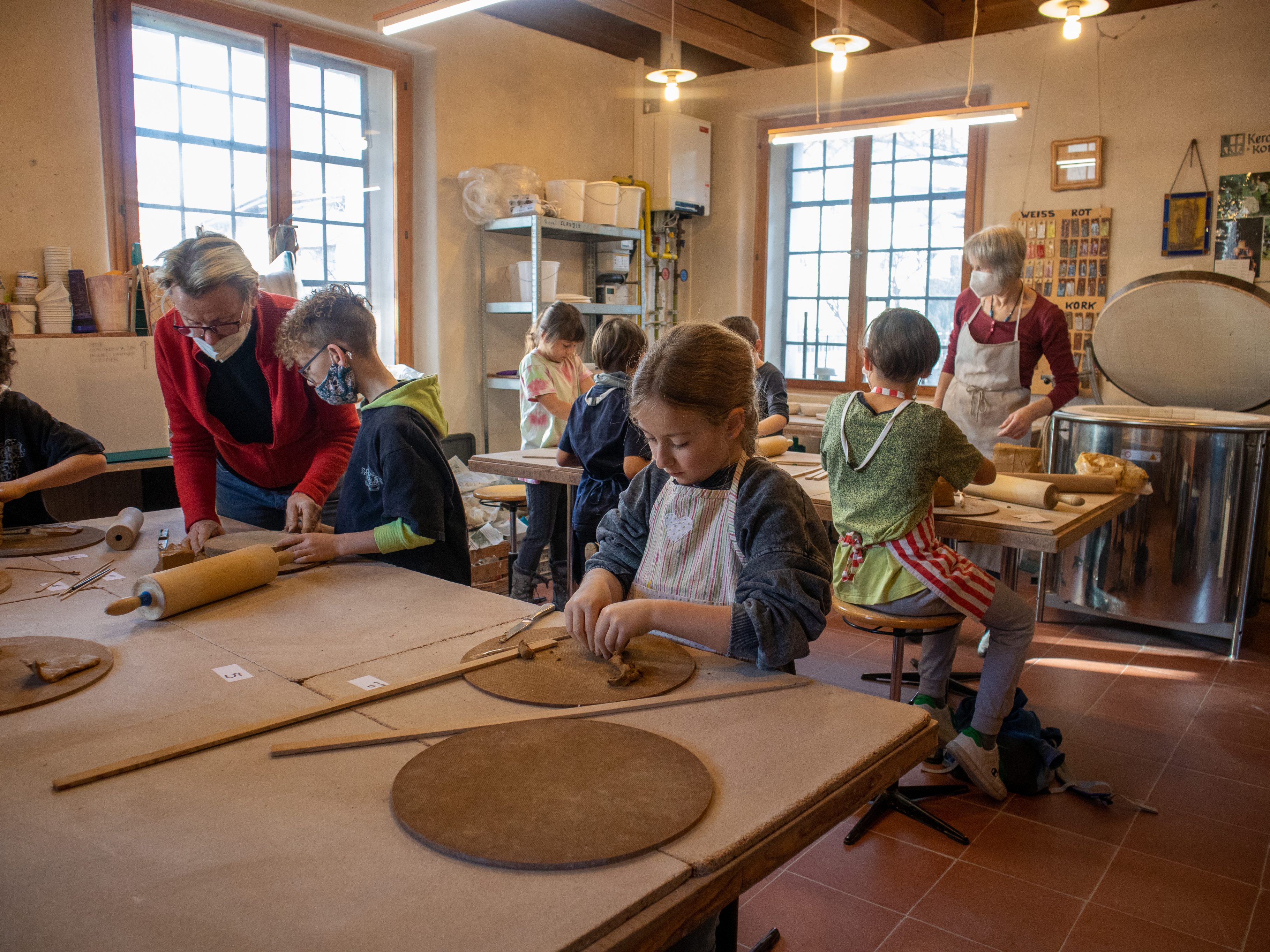 Töpferkurs im Schlosserhus Töpferkurs im Schlosserhus