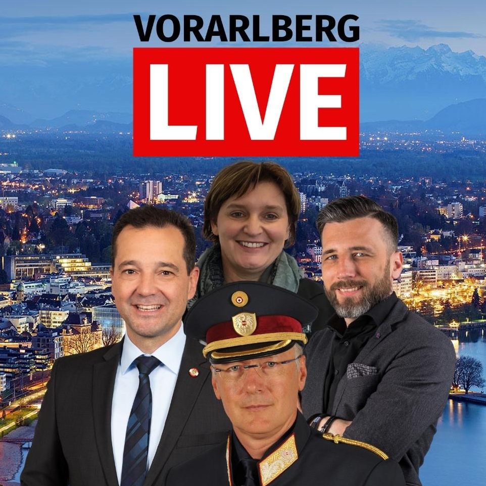 Gerald Loacker, Hans-Peter Ludescher und Simone Strehle-Hechenberger zu Gast bei "Vorarlberg LIVE".