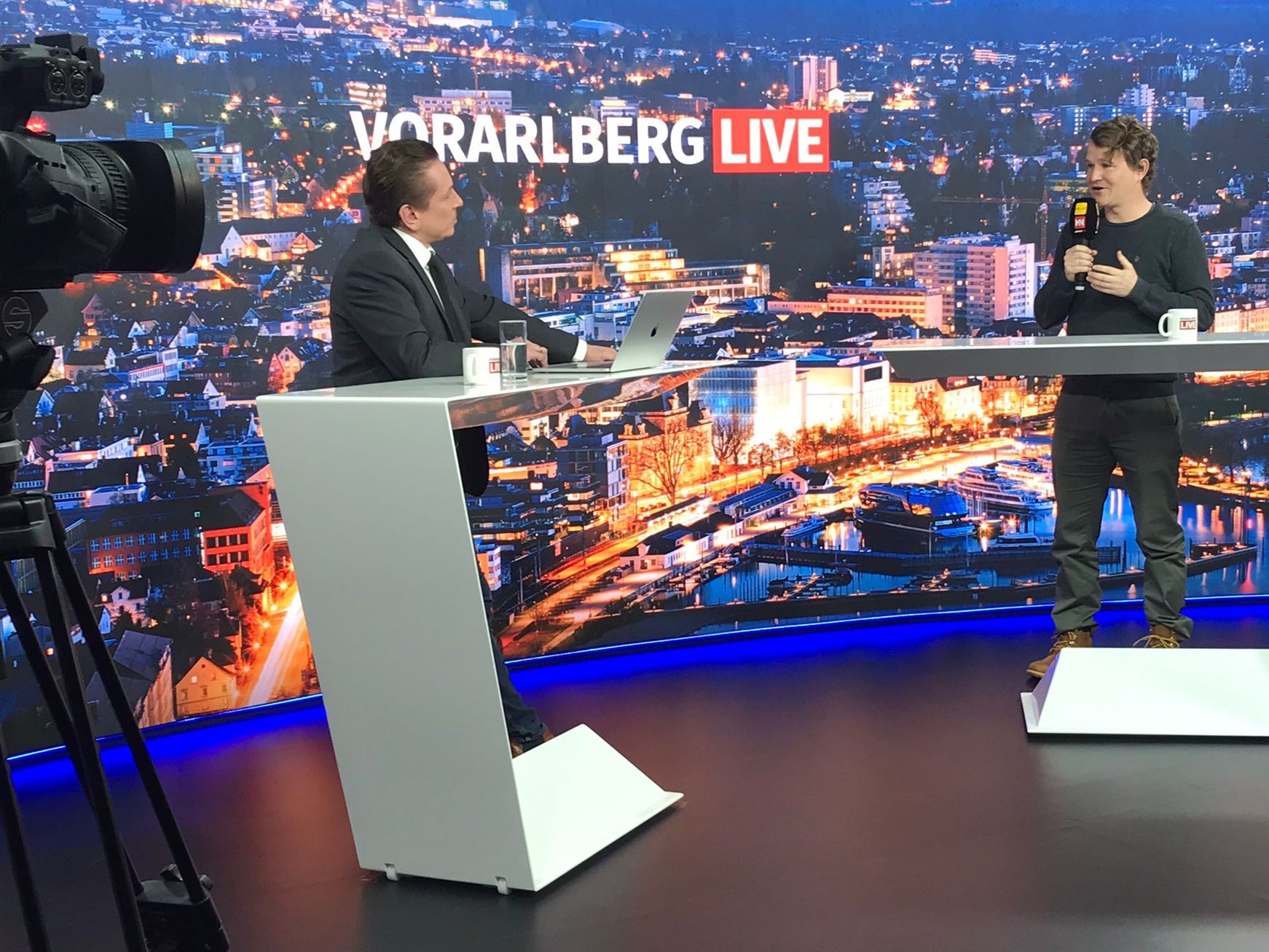 Thomas Krobath bei "Vorarlberg LIVE". Thomas Krobath bei "Vorarlberg LIVE".