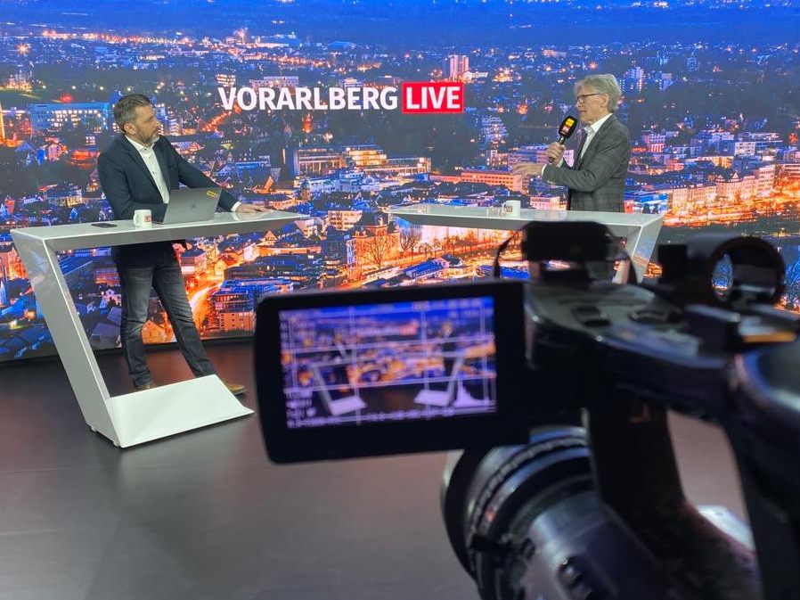 Wilfried Hopfner bei "Vorarlberg LIVE".