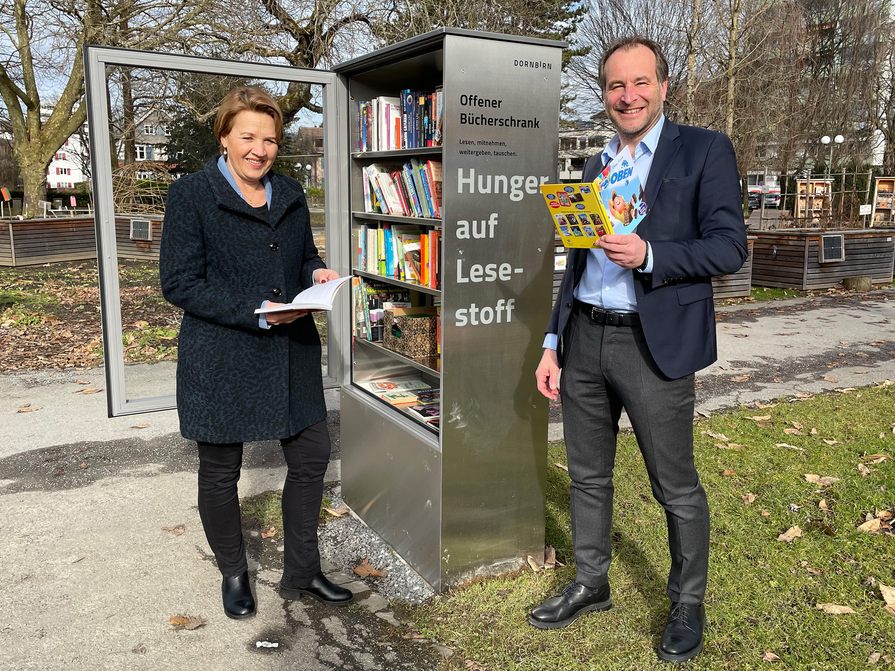 Dornbirn bietet fünf offene Bücherschränke an.