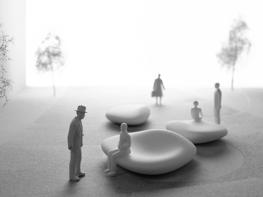 Neue Möbel für die Innenstadt.