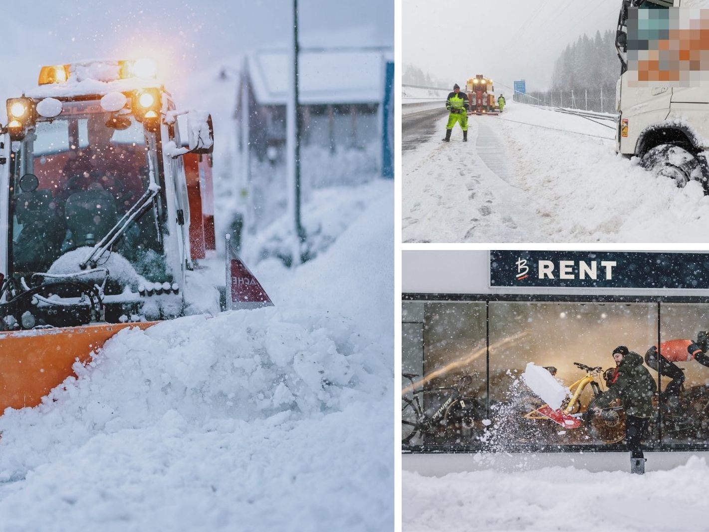 Laut ZAMG schneit es auch am Dienstag und Mittwoch weiter.