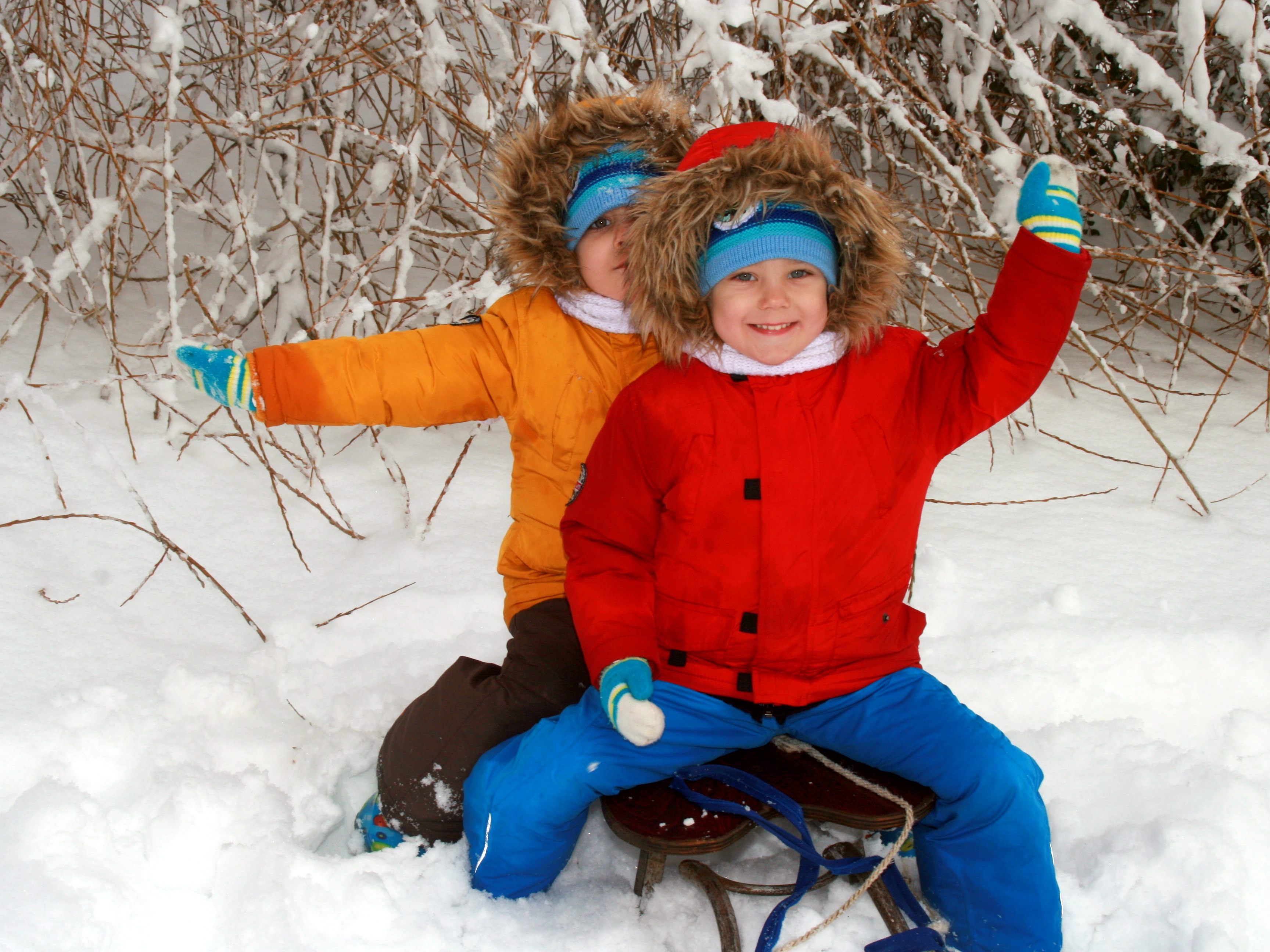 Wer möchte mit dem aufgeweckten Duo einmal pro Woche etwas unternehmen?