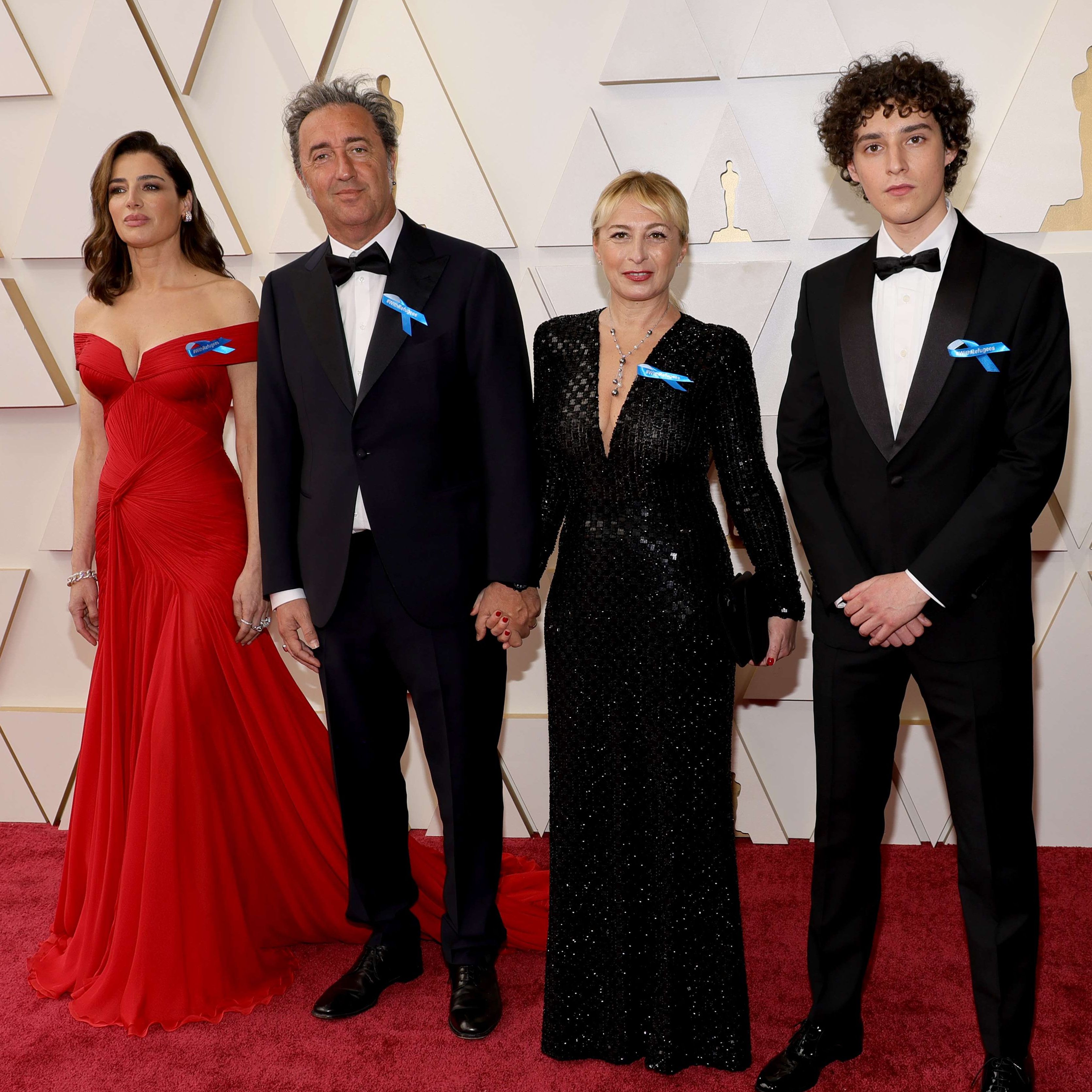 Luisa Ranieri, Paolo Sorrentino, Daniela D'Antonio und Filippo Scotti