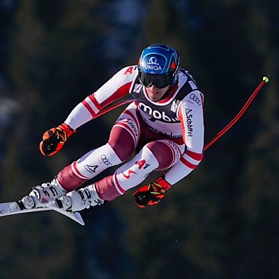 Mayer in Kvitfjell als Dritter auf dem Podest