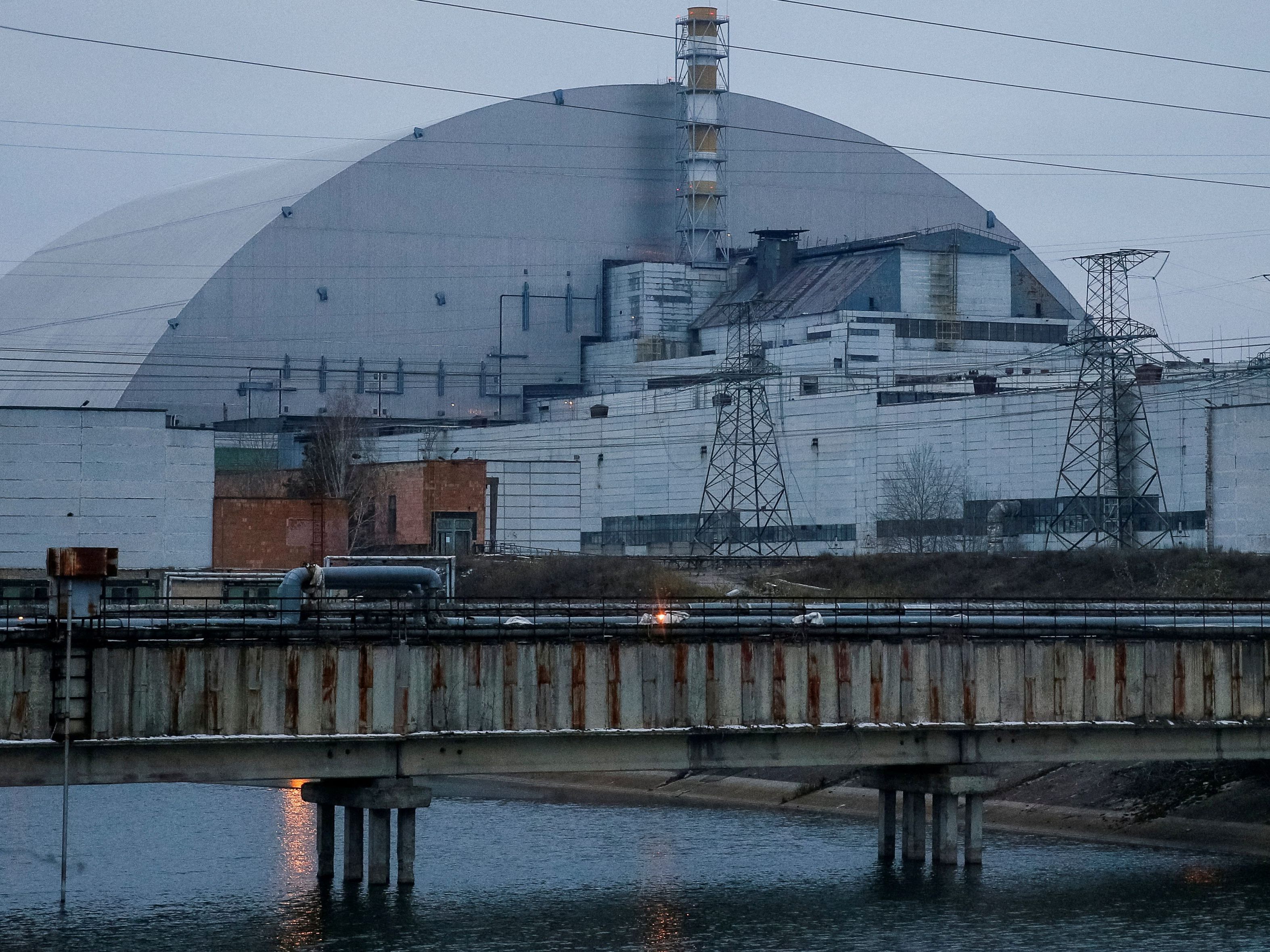 Erster Schichtwechsel in Tschernobyl seit Kriegsbeginn. Erster Schichtwechsel in Tschernobyl seit Kriegsbeginn.
