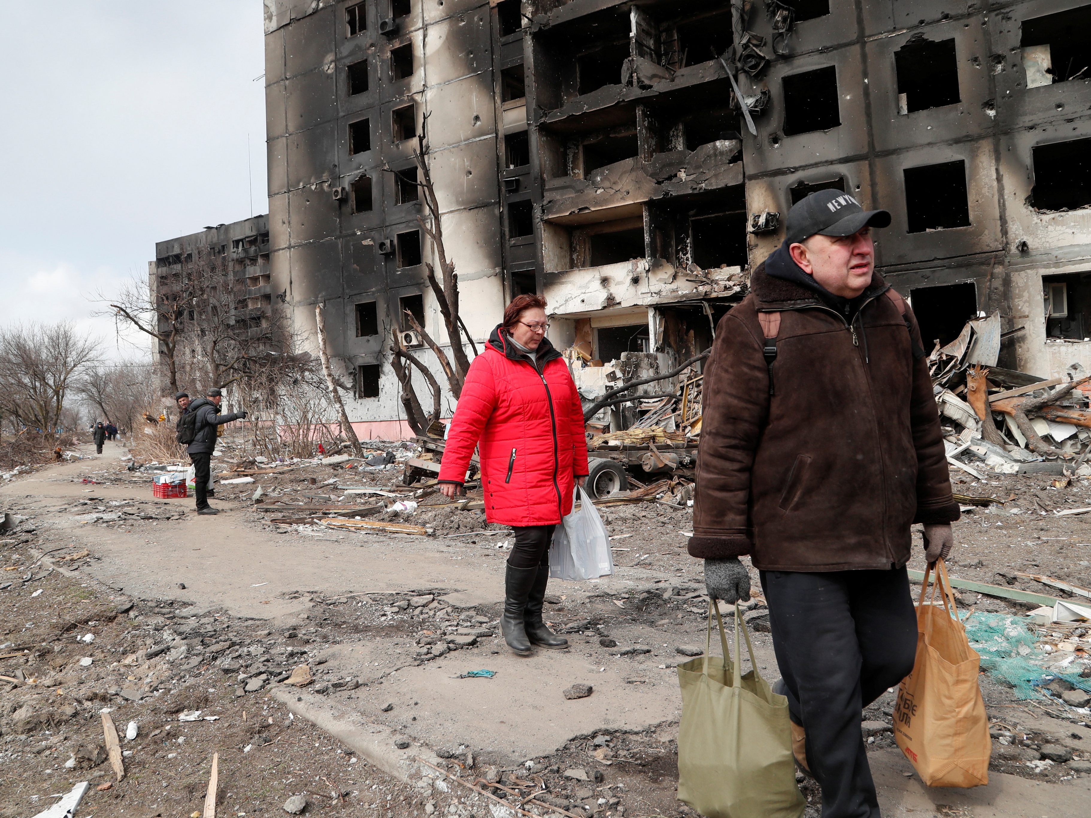 Die ukrainische Stadt Mariupol ist weiterhin schwer umkämpft.