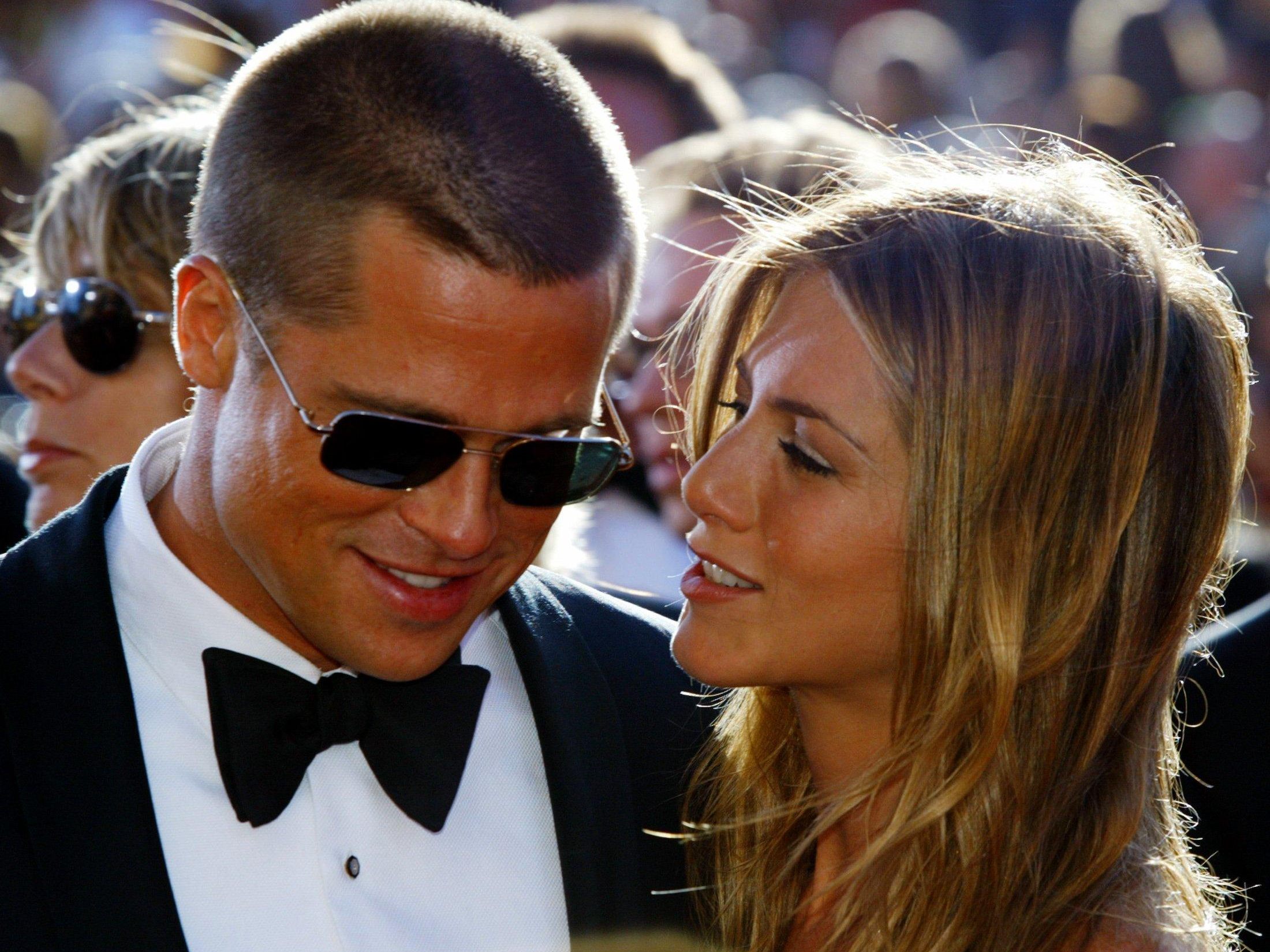 Brad Pitt und Jennifer Aniston im Jahr 2004