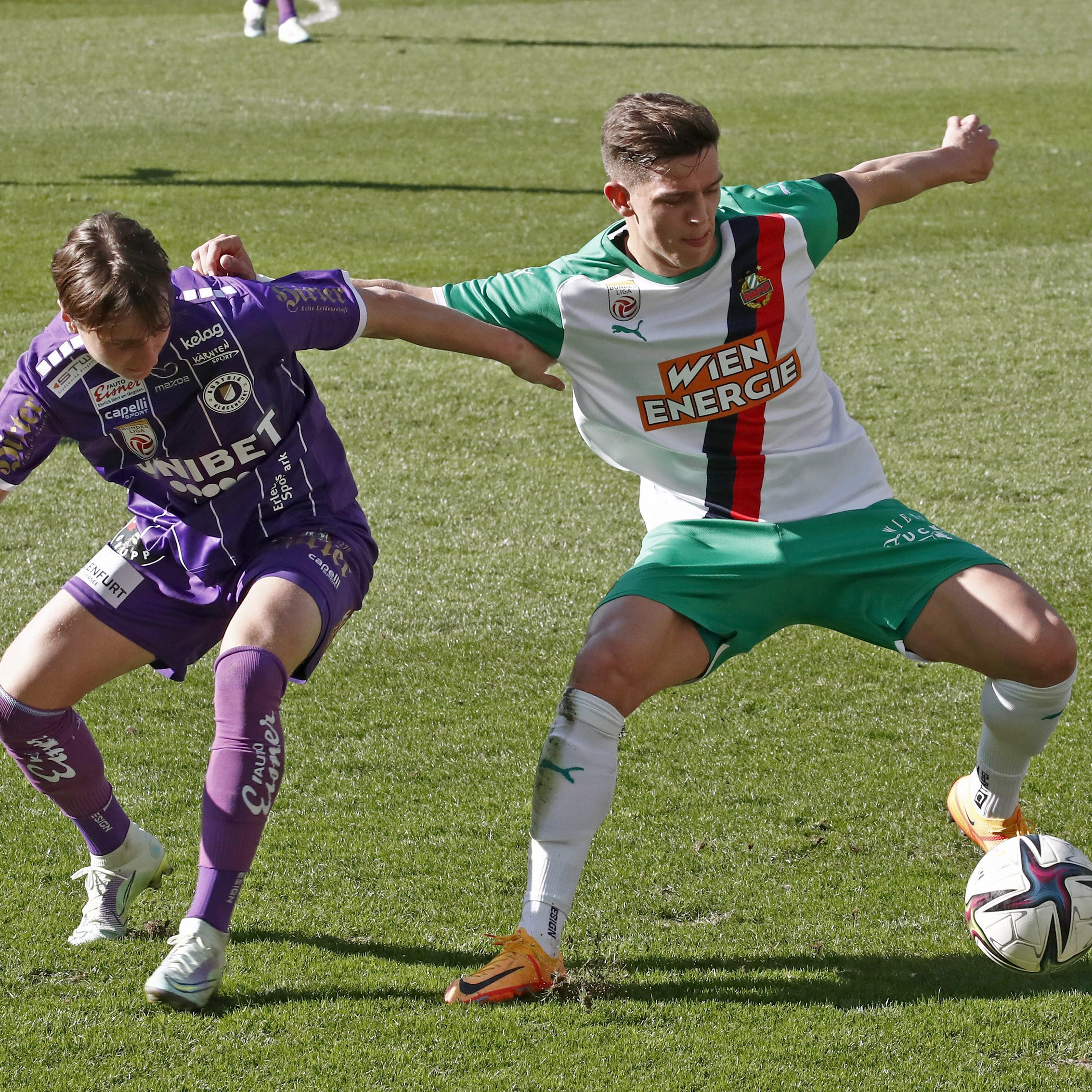 Rapid Wien siegte am Sonntag gegen Austria Klagenfurt 3:1.